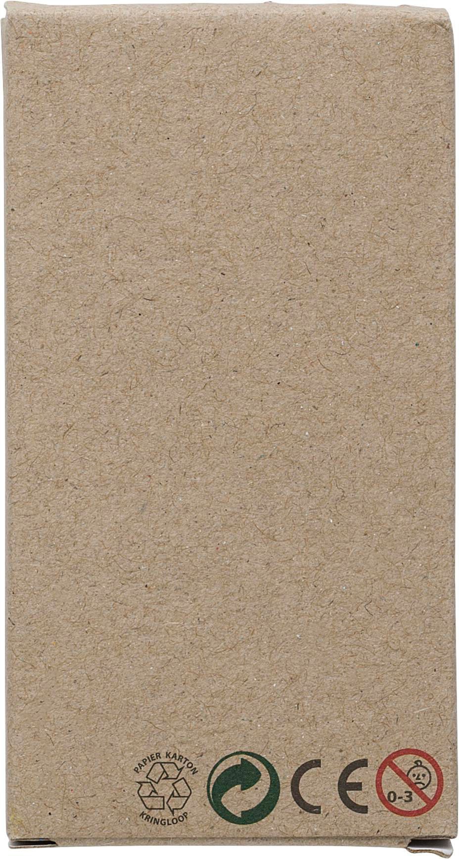 Caja de cartón con 6 ceras Selena