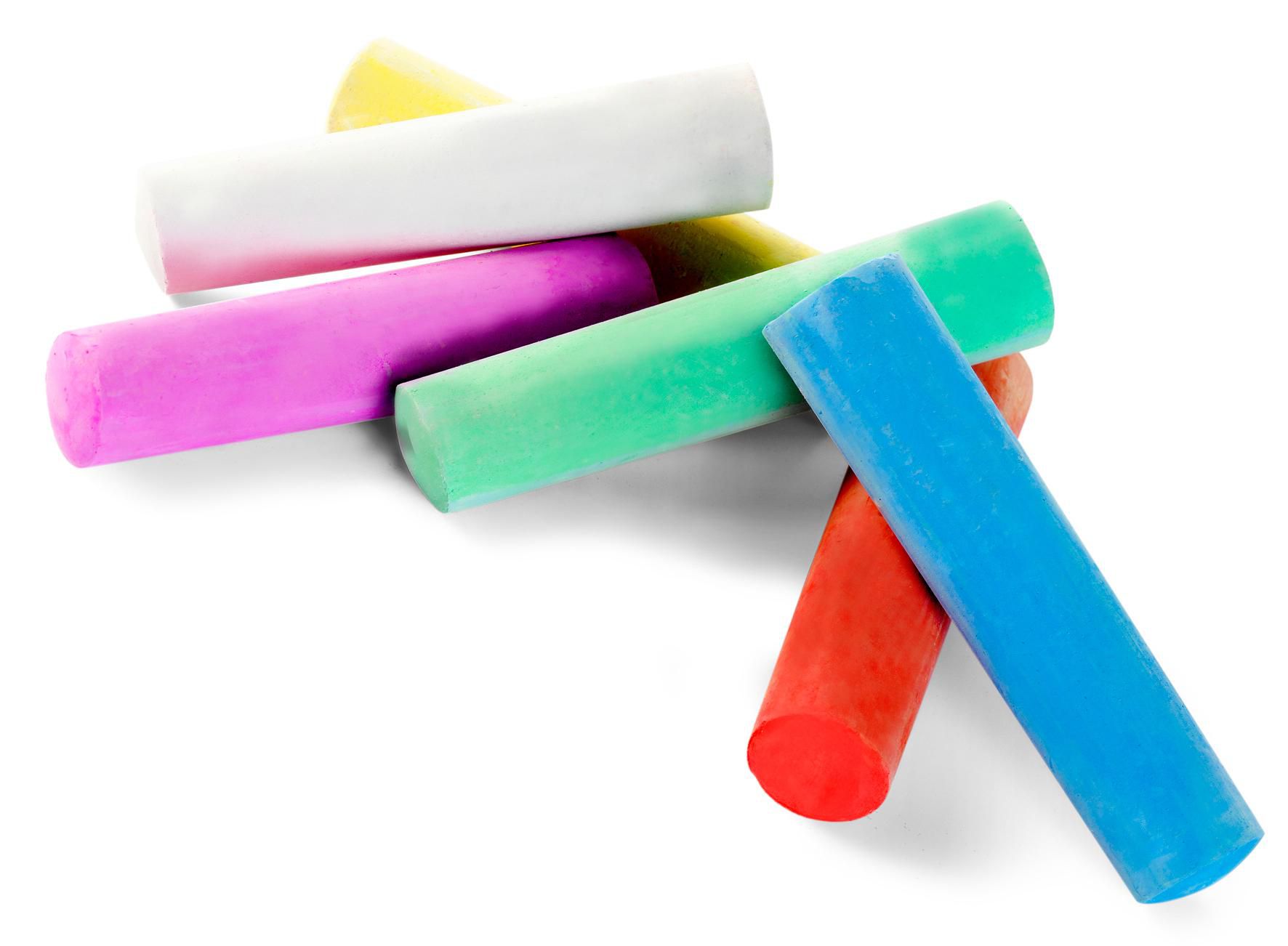 Caja de cartón con 6 tizas Ottilie