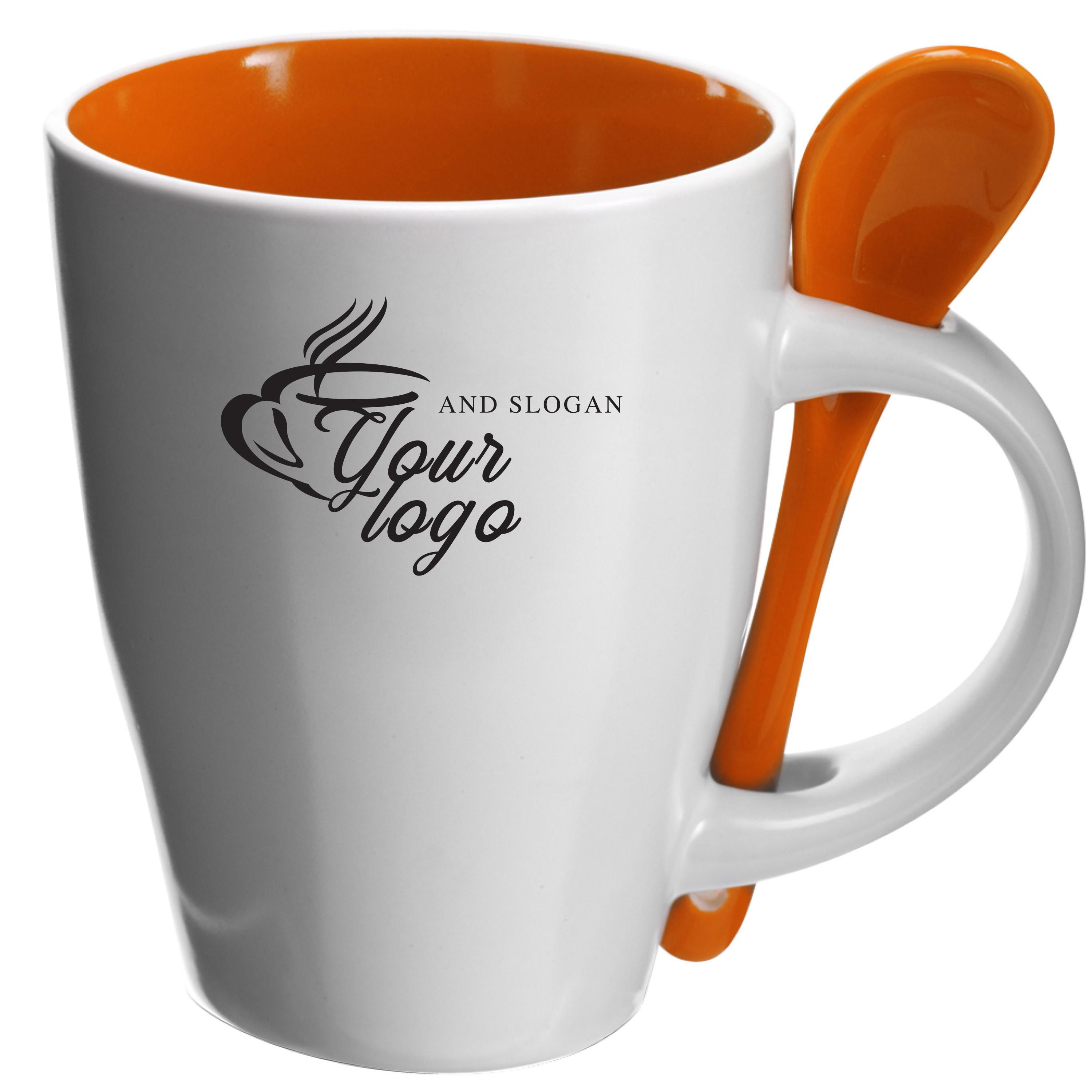 Taza y cuchara de cerámica Eduardo