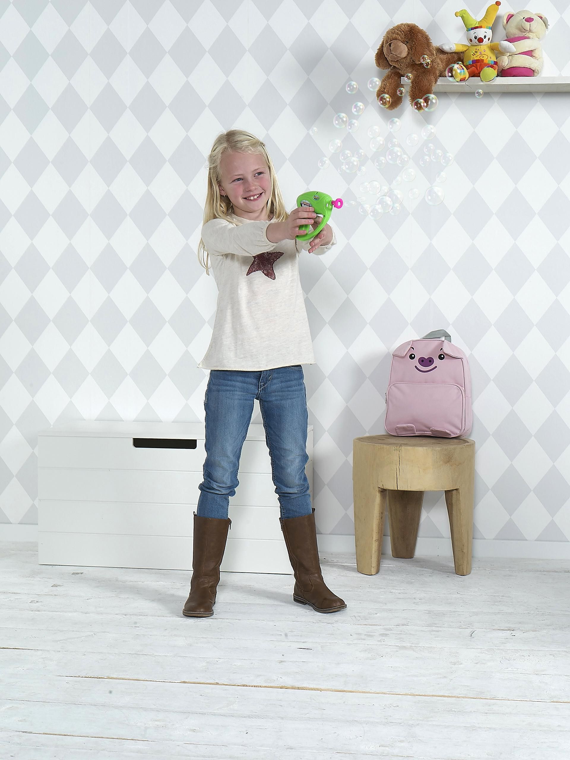 Pistola de plástico con pompero Hallie