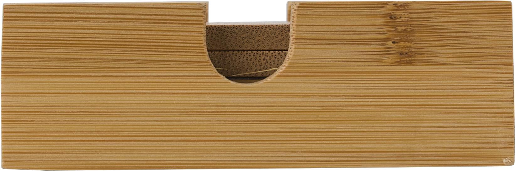 Set de posavasos de bambú Archer