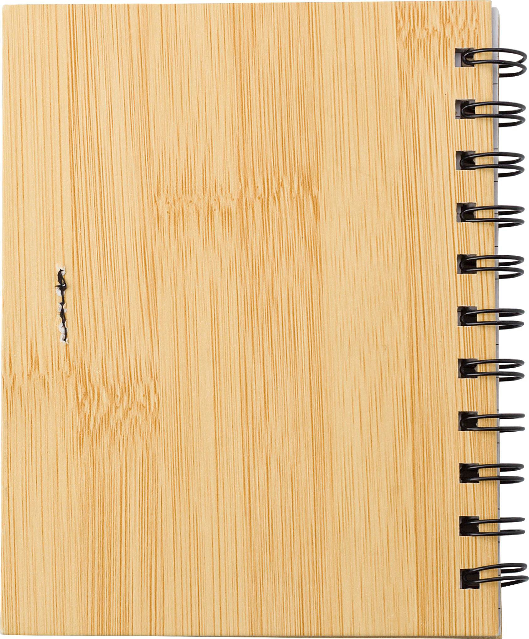 Libreta símil bambú con memos Niall