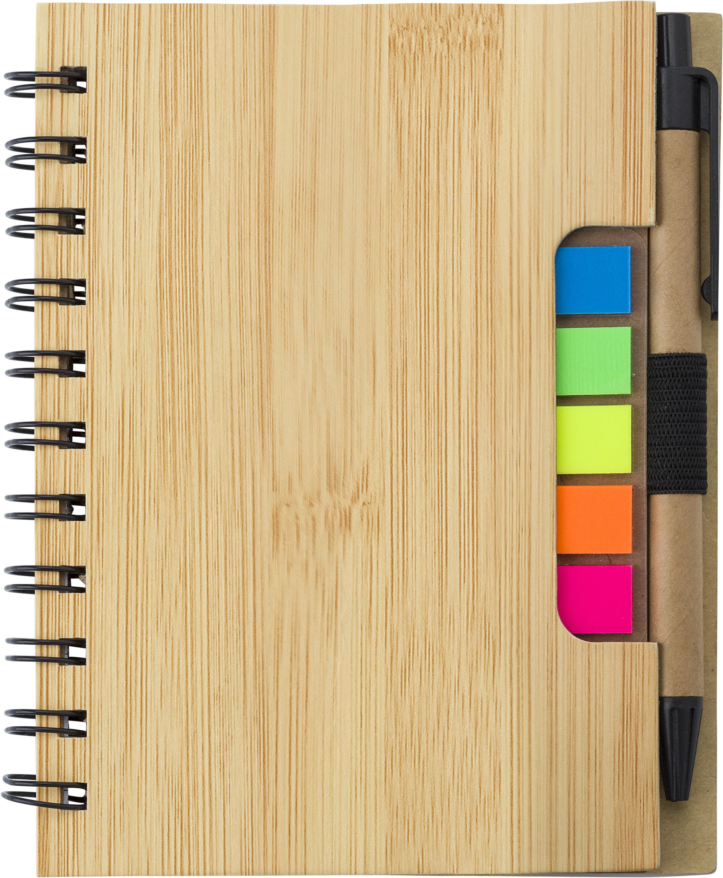 Libreta símil bambú con memos Niall