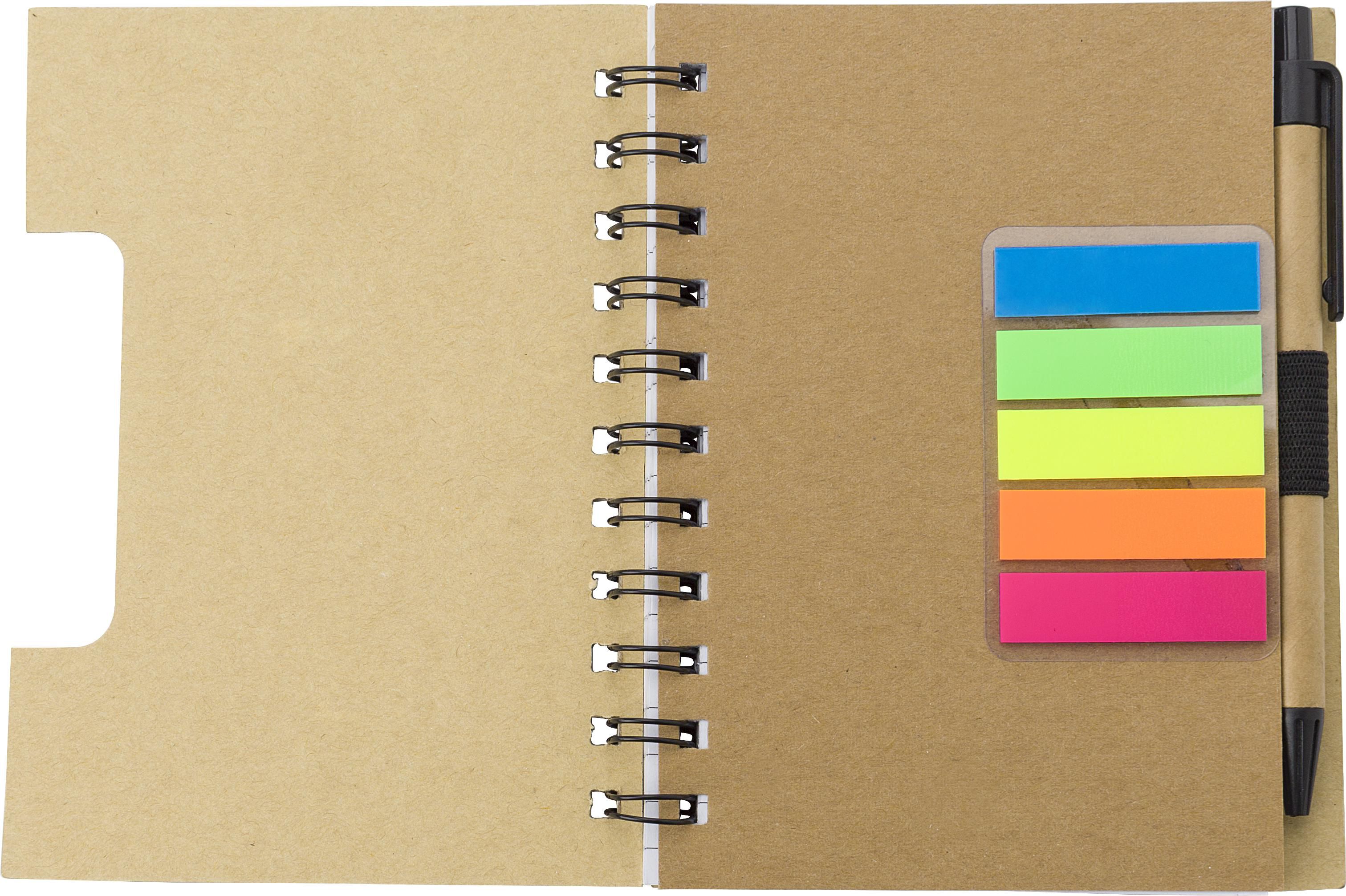 Libreta símil bambú con memos Niall