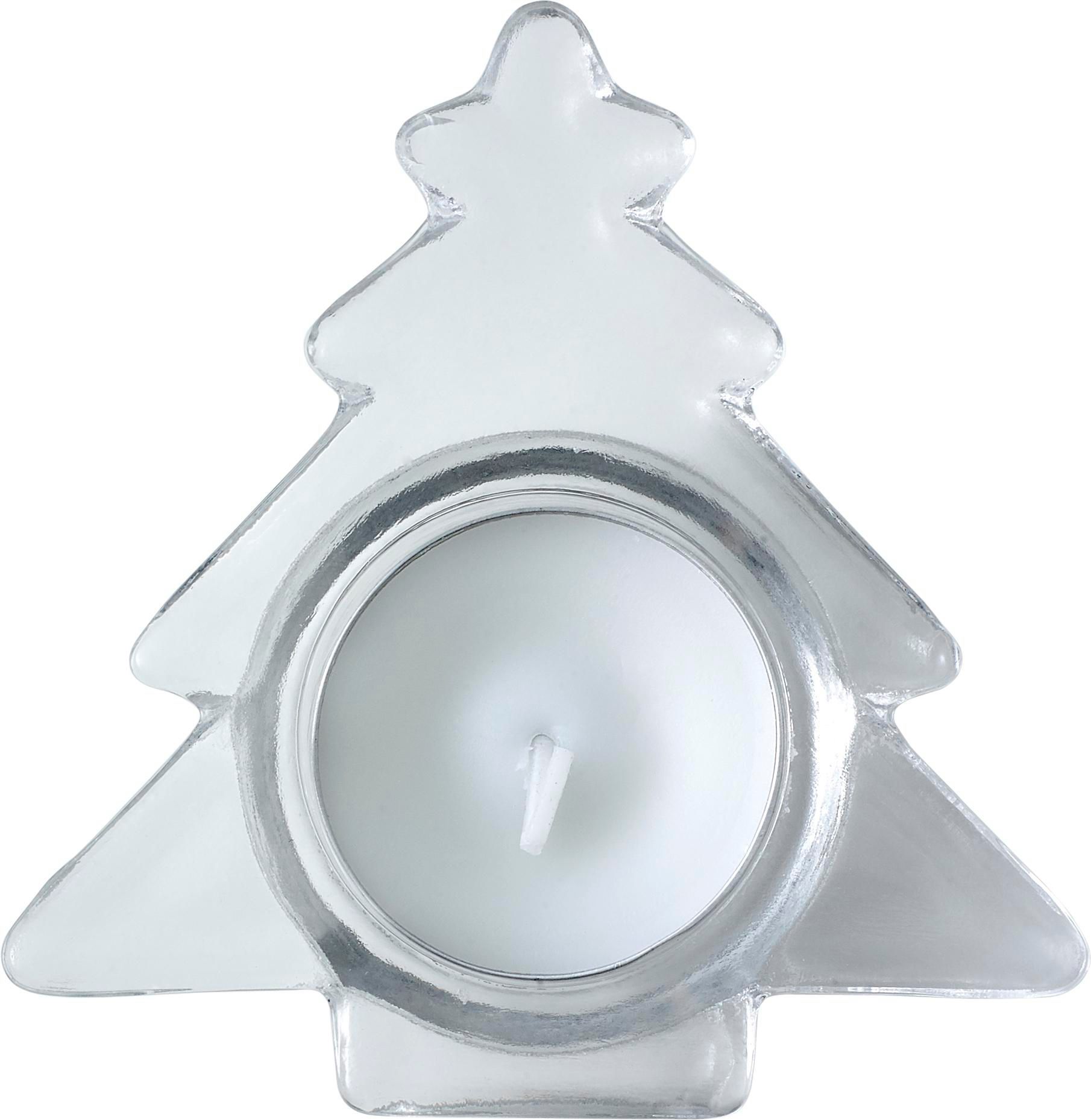 Portavelas de cristal Casey