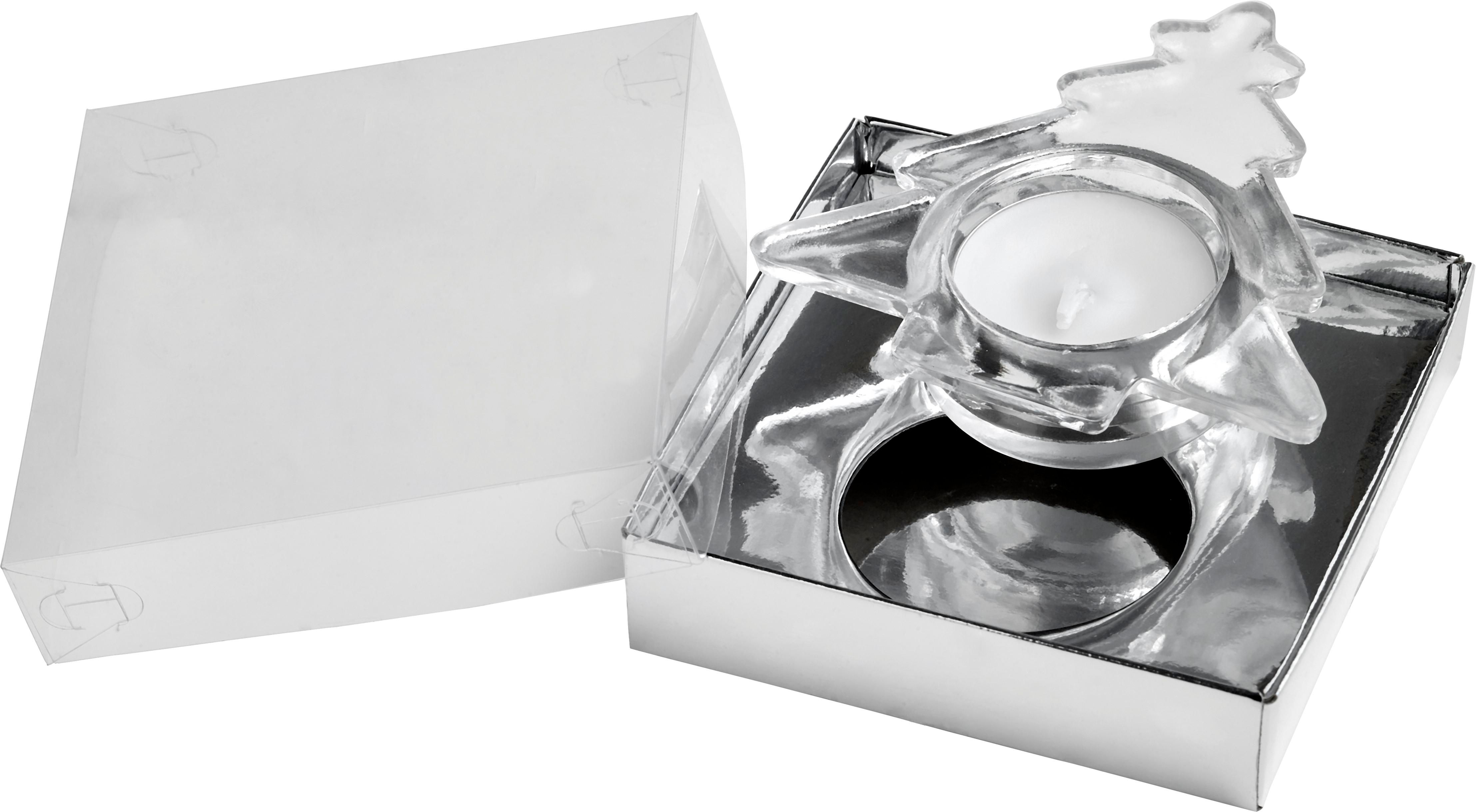 Portavelas de cristal Casey