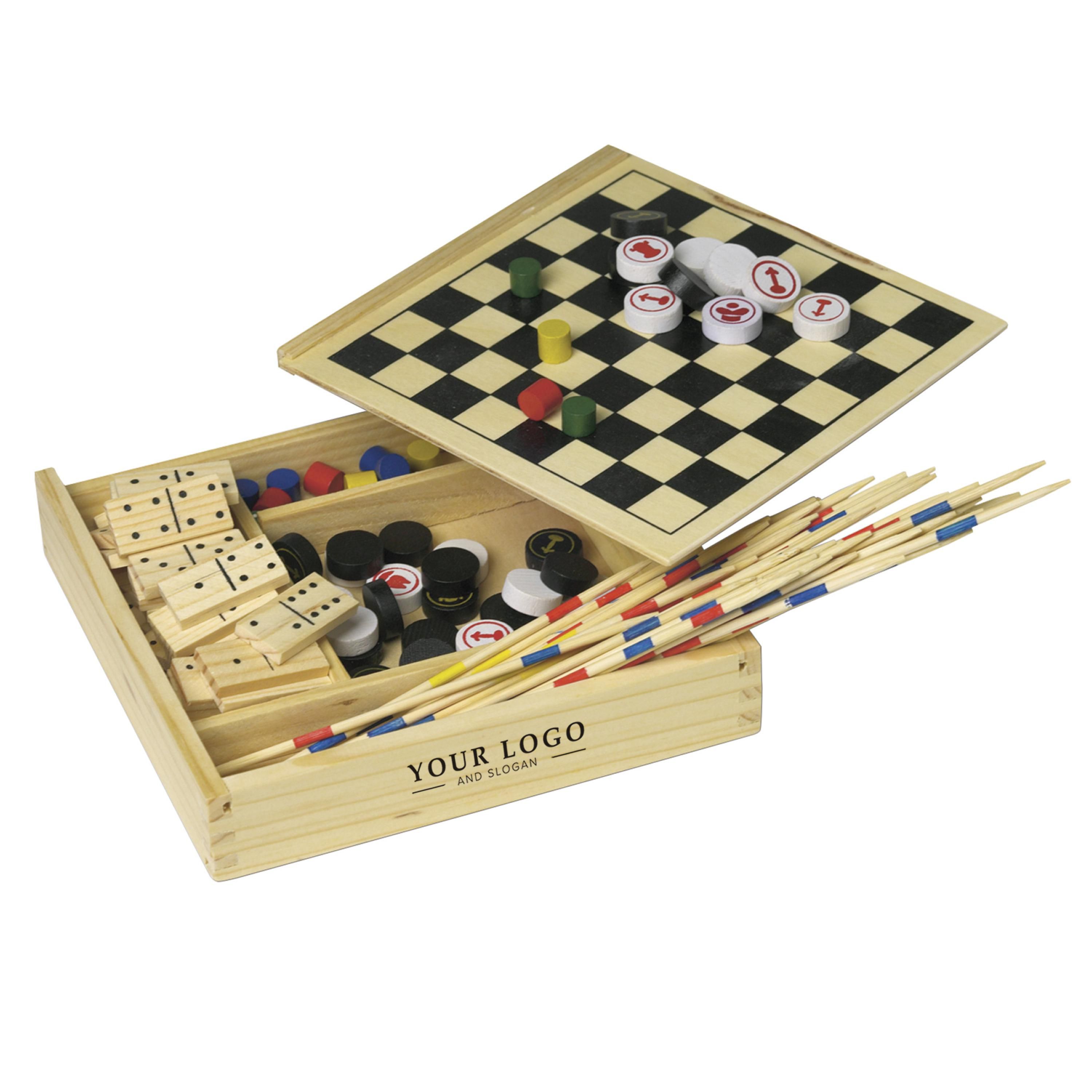 Set de 5 juegos de madera Cherie