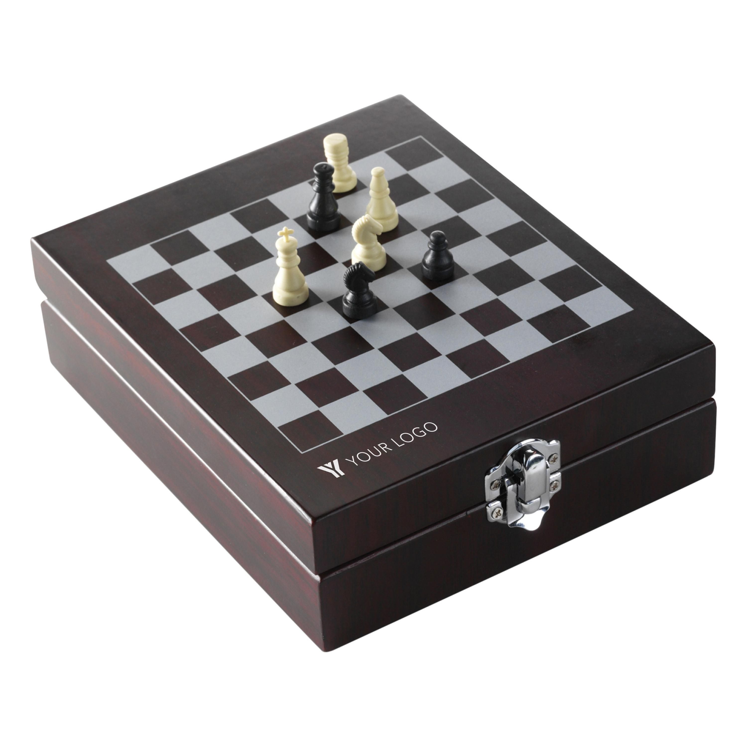 Caja de madera con set de vino Renée