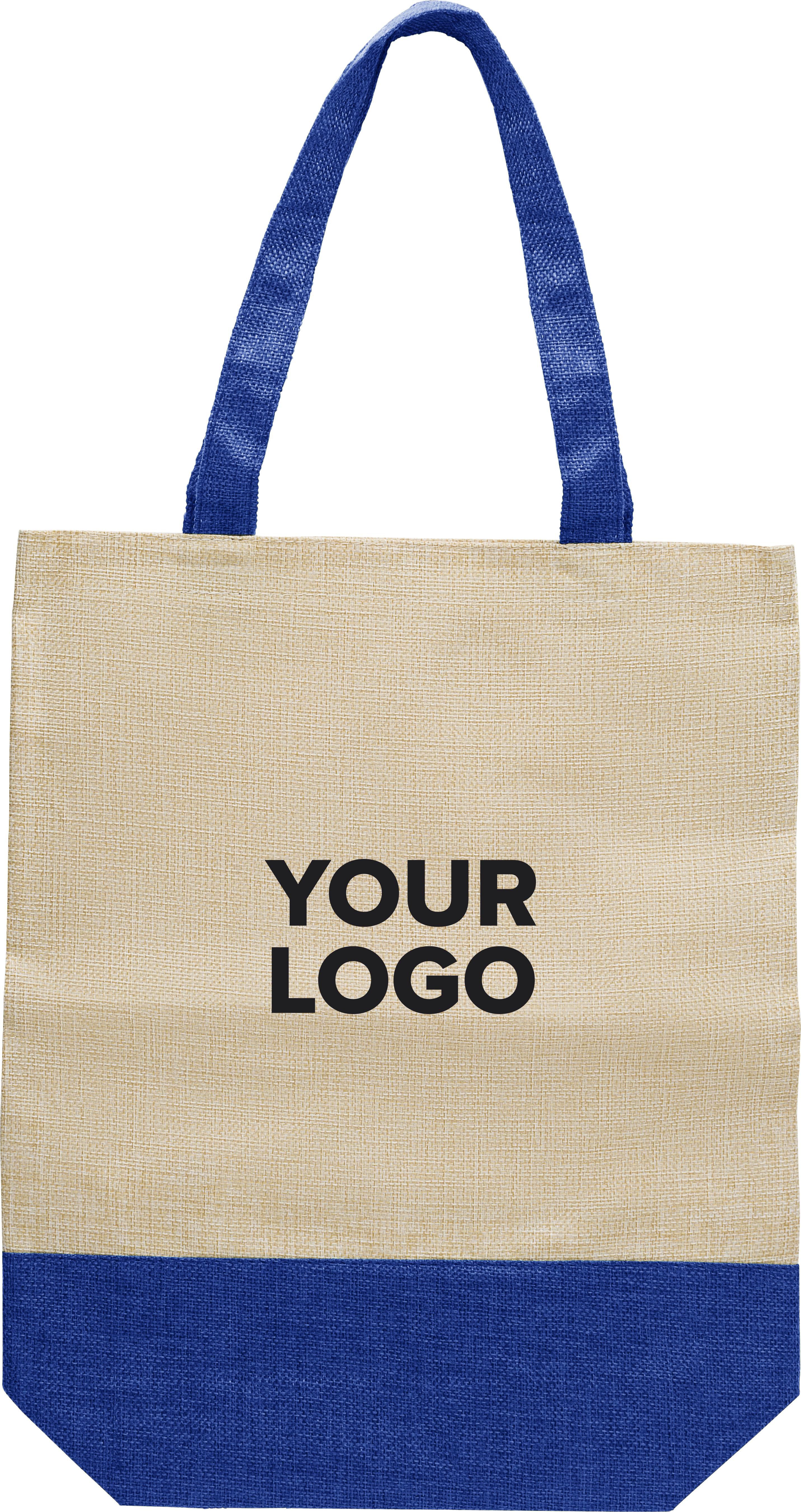 Bolsa símil lino, de poliéster Helena