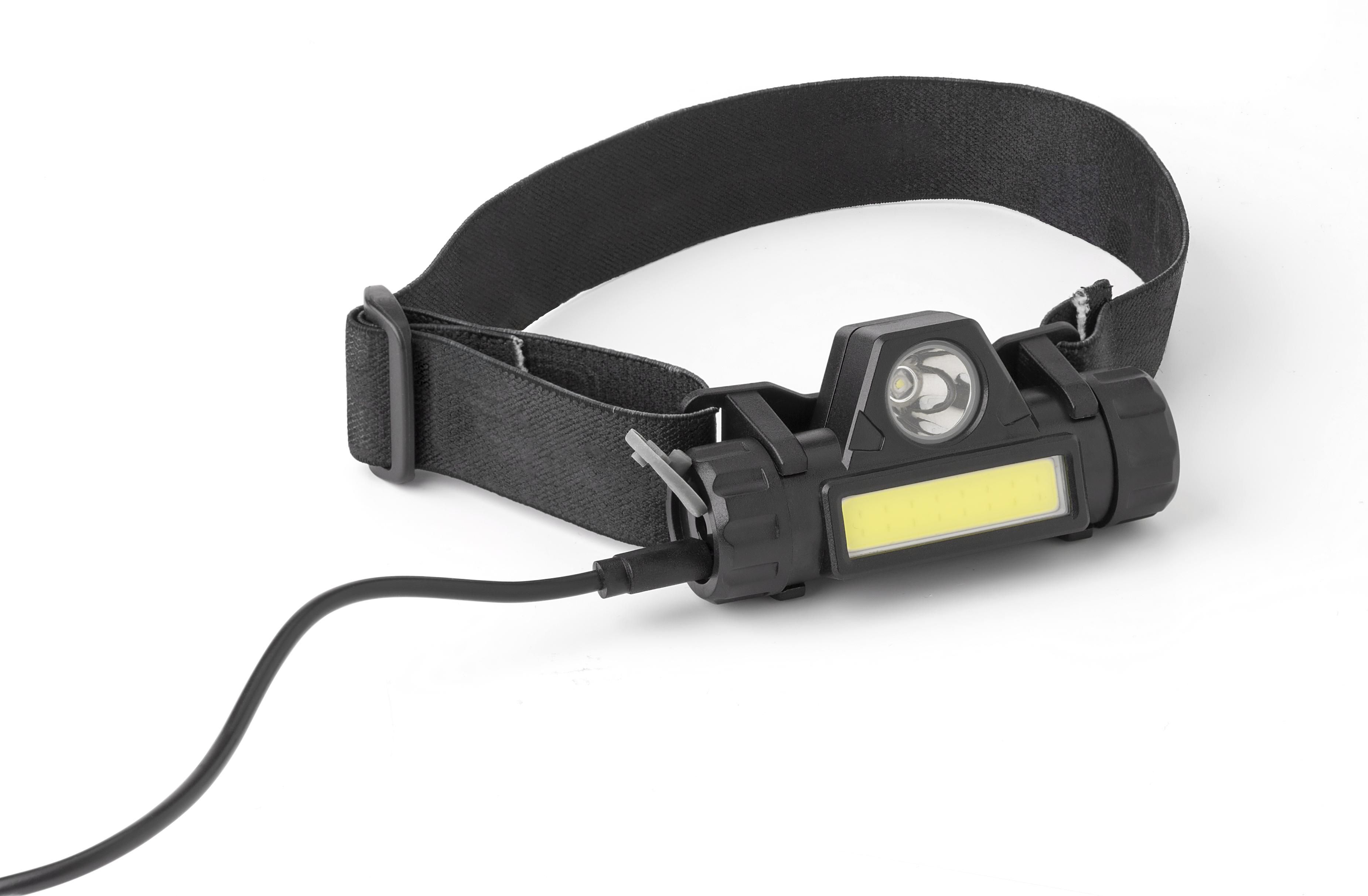 Linterna frontal de ABS Mina