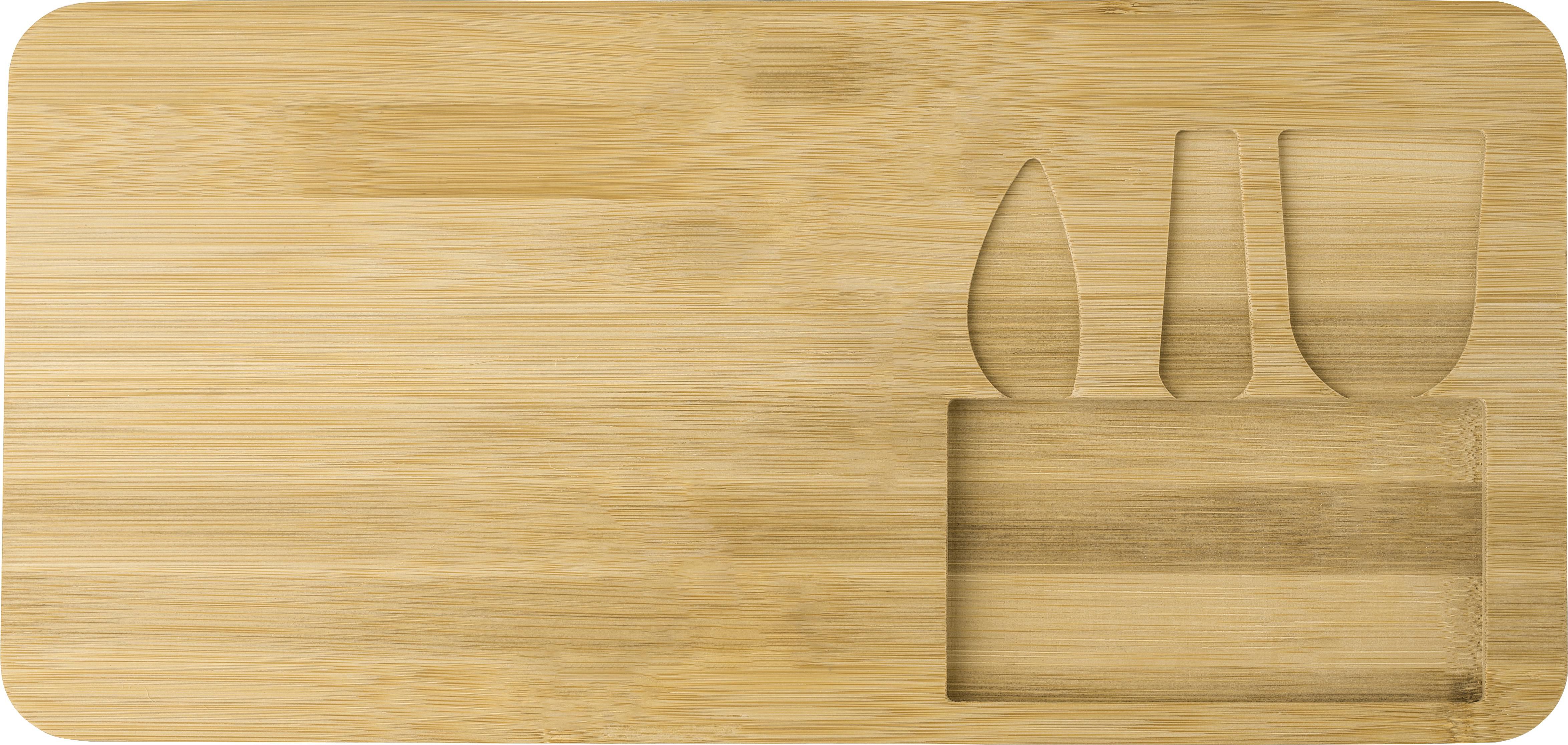 Tabla de quesos, de bambú Regina