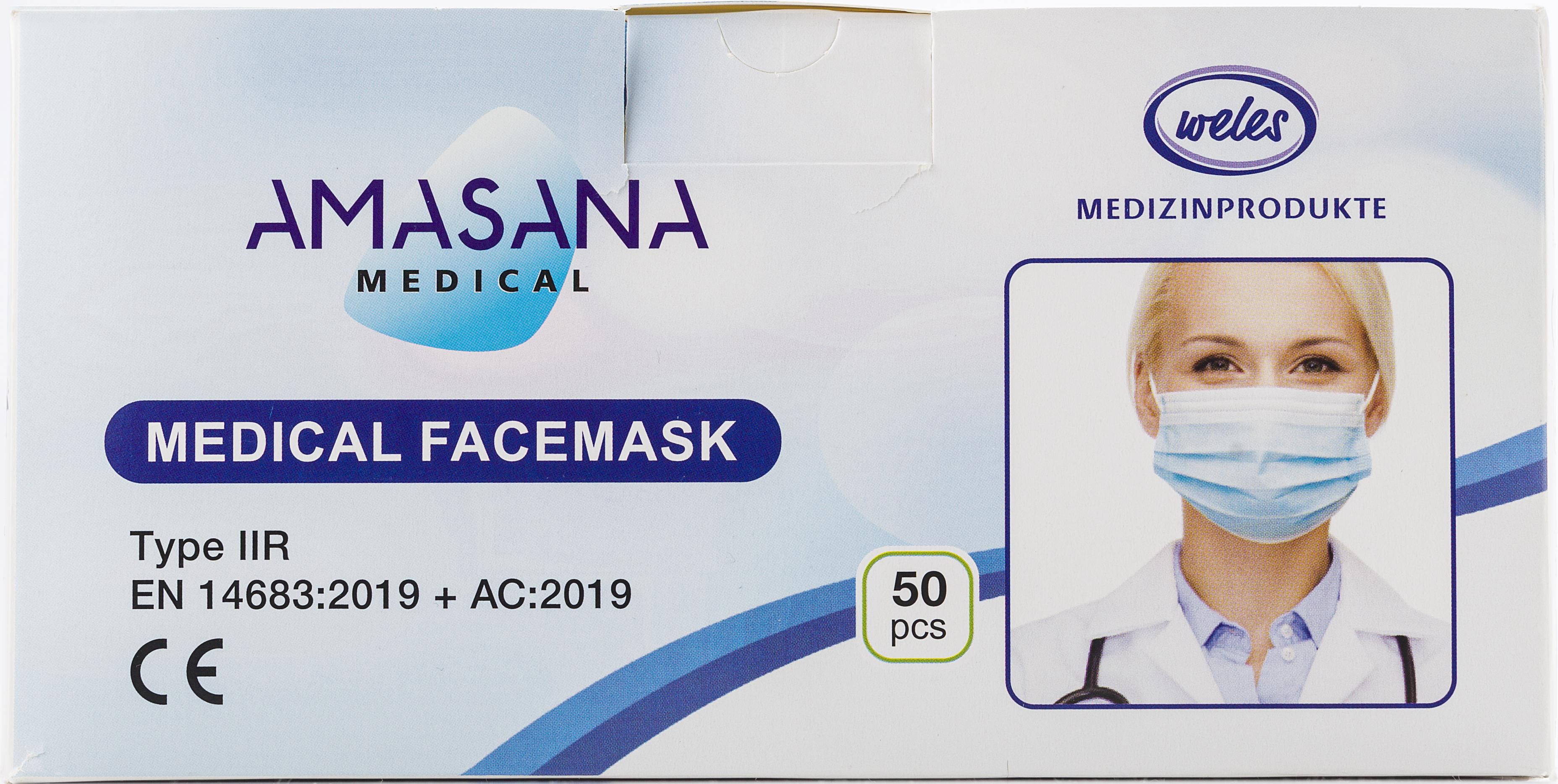 Mascarilla desechable (caja de 50 uds) Sadie