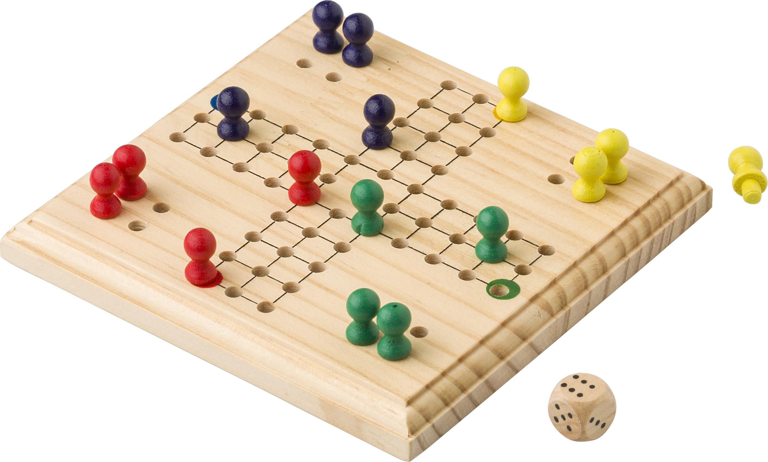 Juego de parchís de madera Yasir