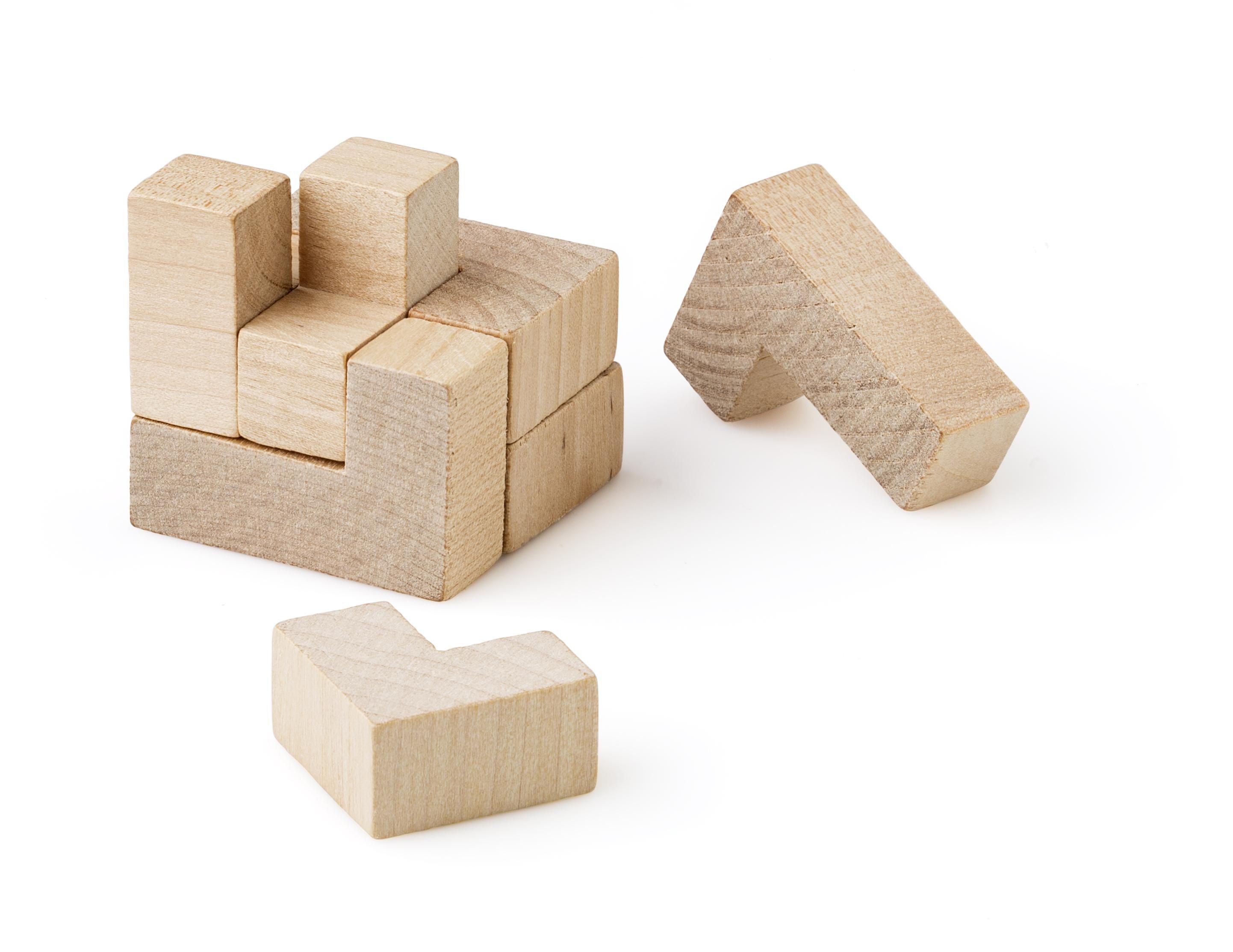 Puzzle cubo de madera Amber