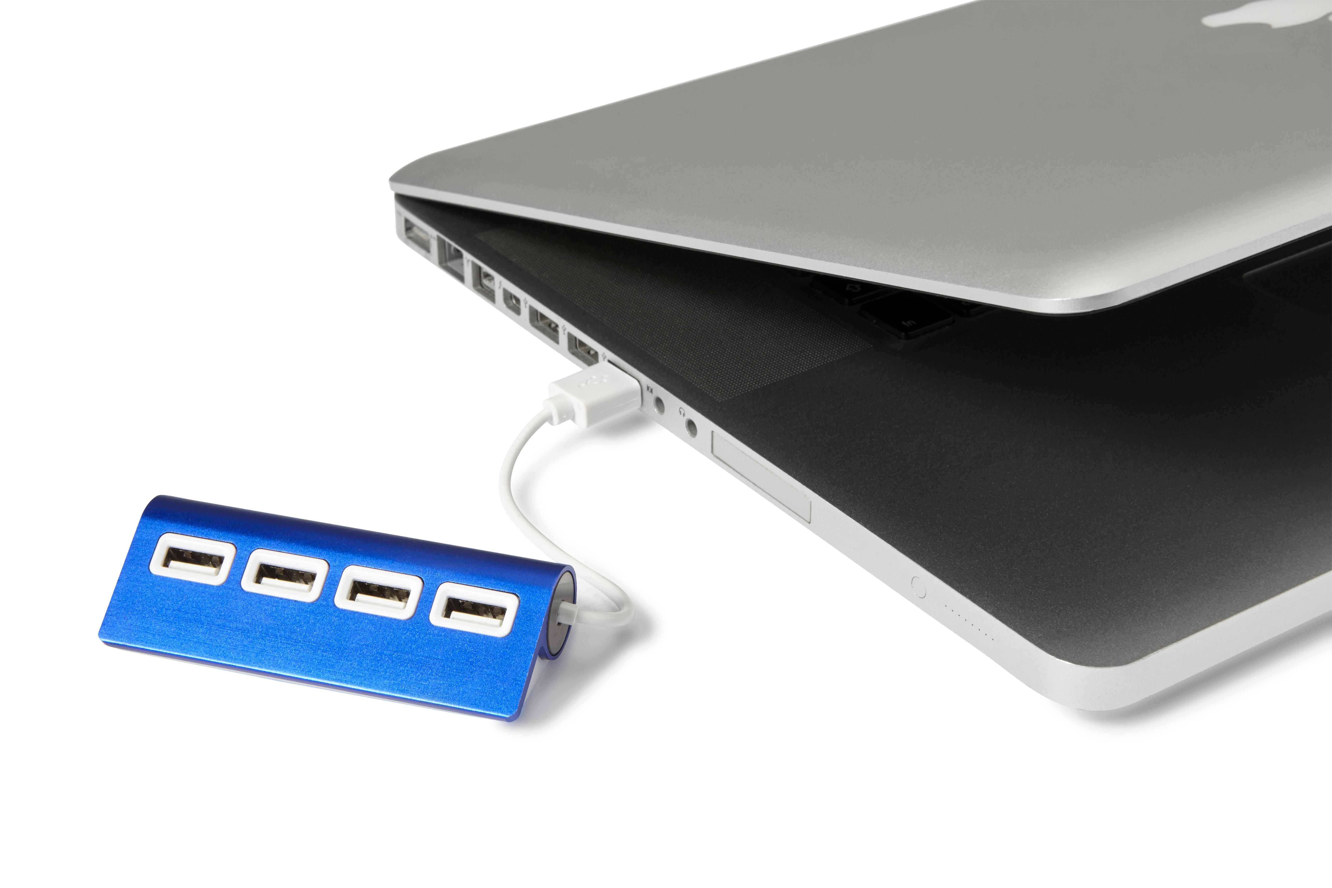 Hub USB de aluminio Leo