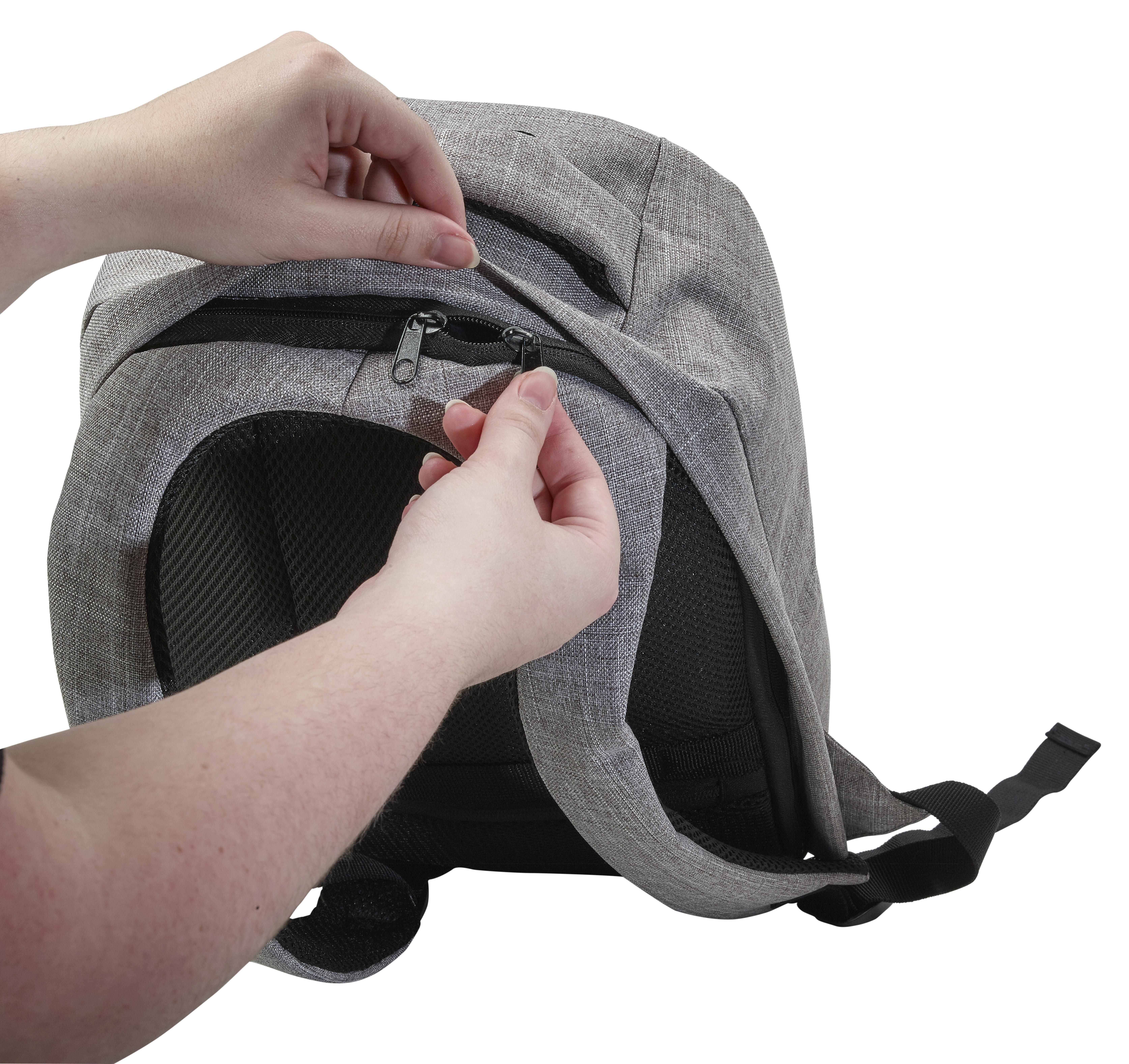 Mochila antirrobo de poliéster para pc Cruz