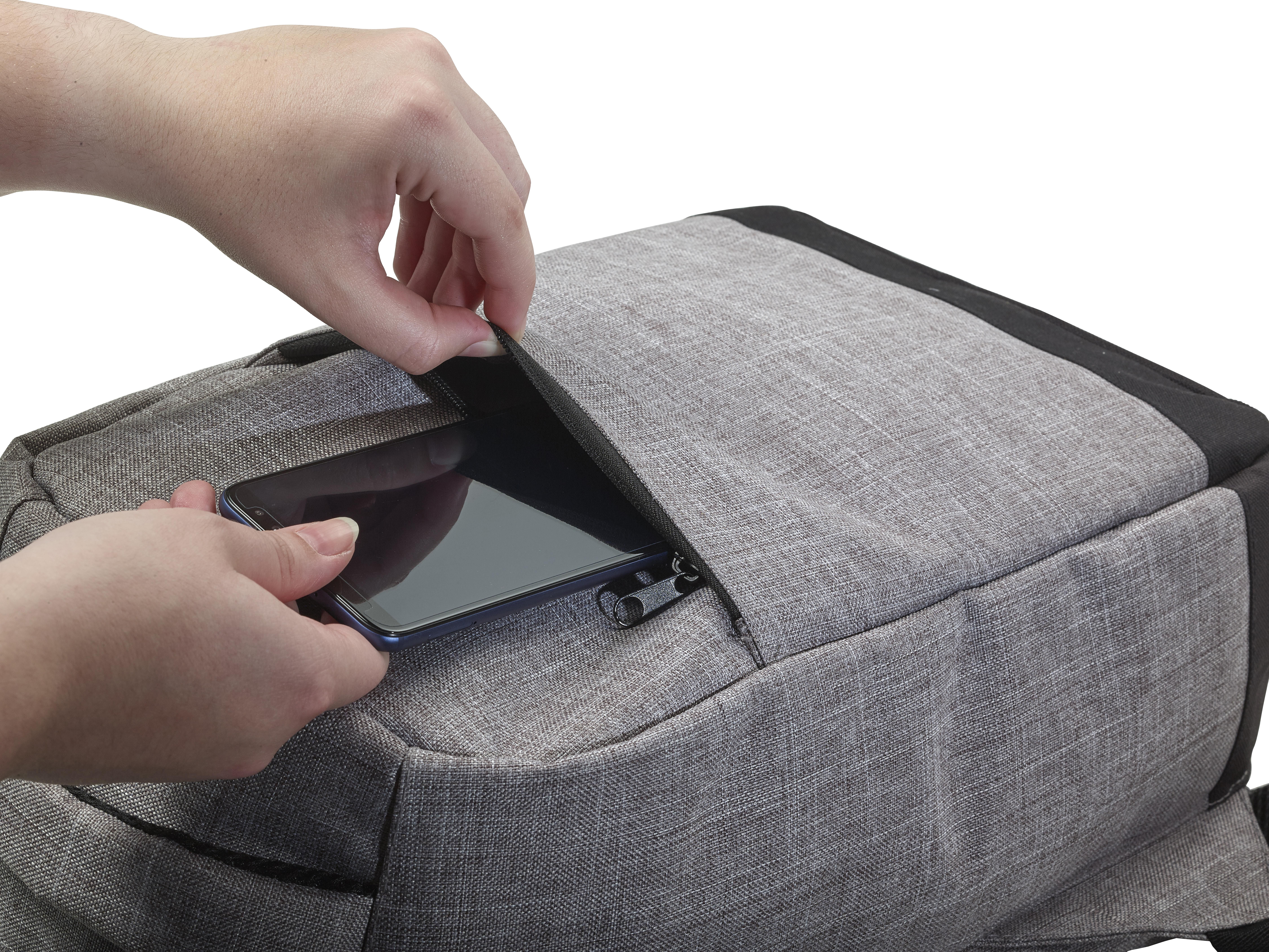 Mochila antirrobo de poliéster para pc Cruz