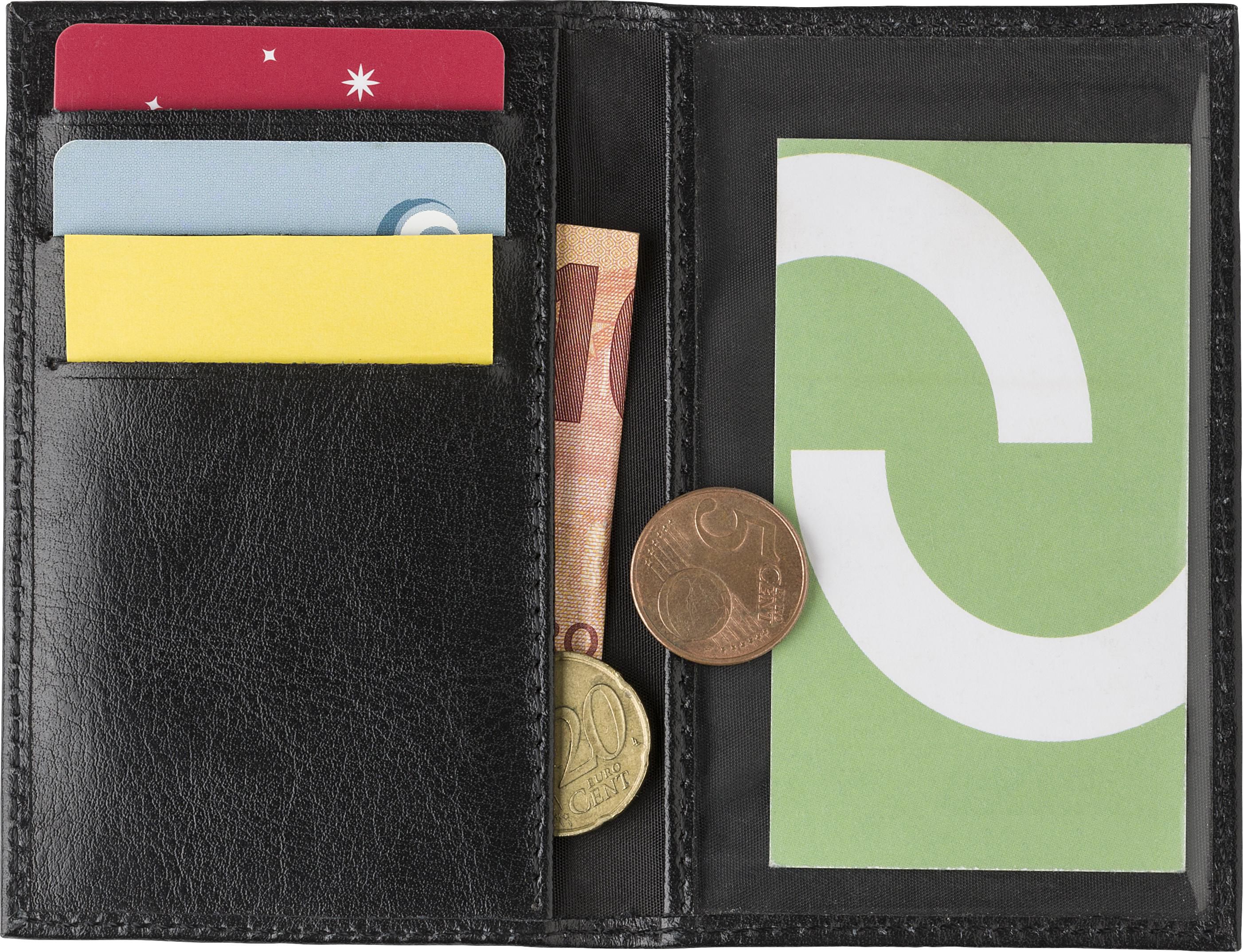 Tarjetero RFID de piel Lee