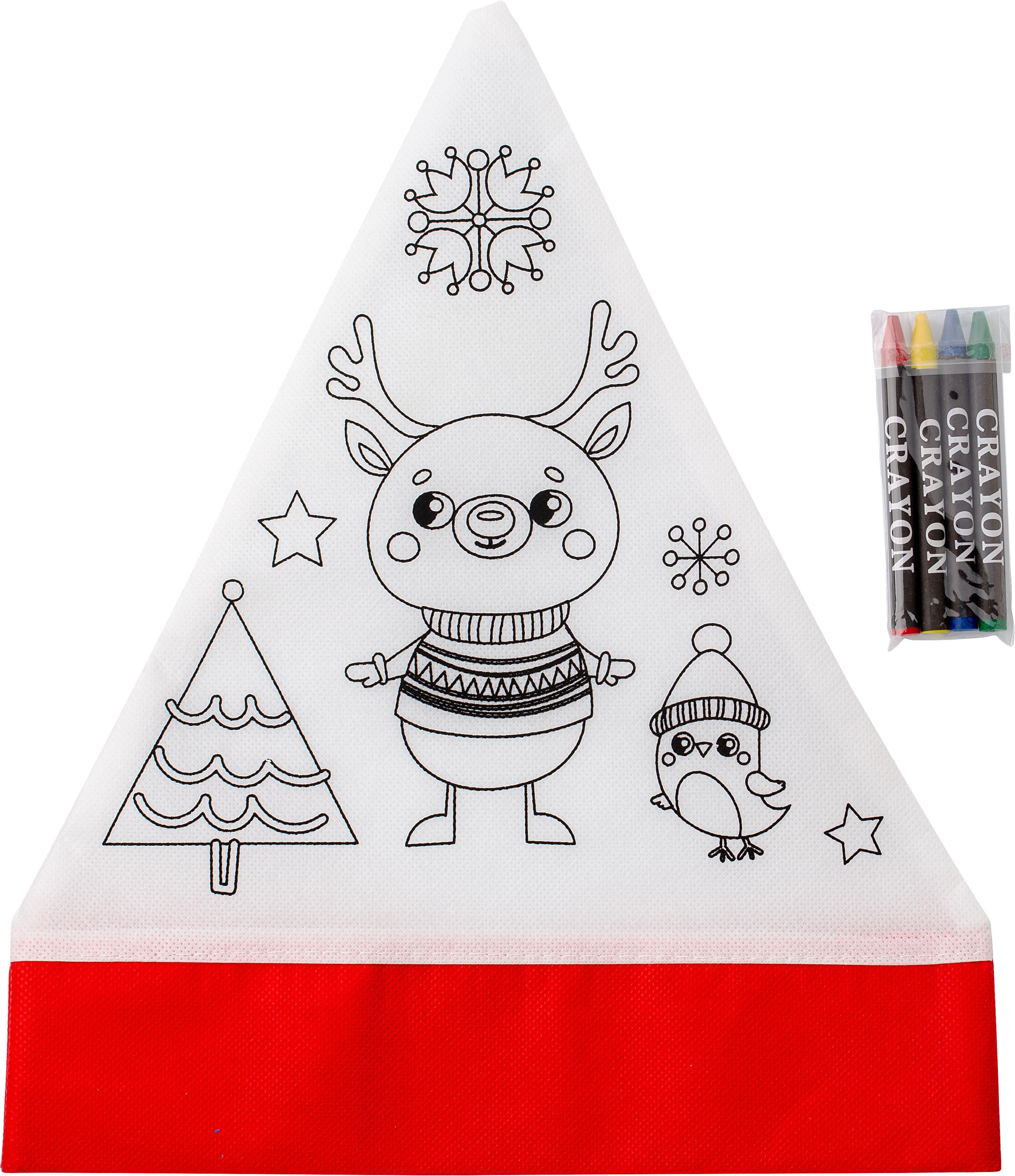 Gorro navideño de nonwoven (80 gr / m²) Maryse