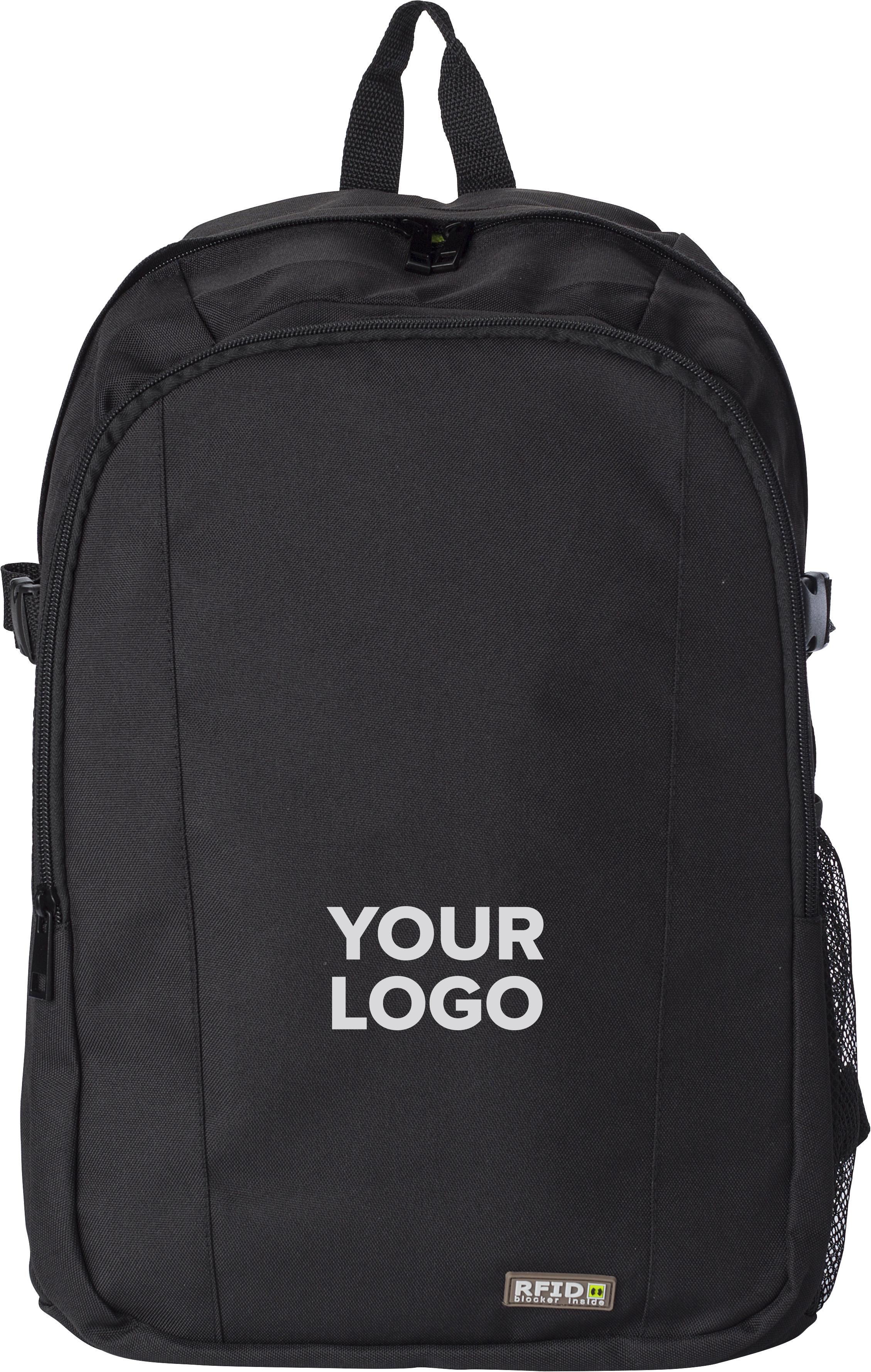 Mochila de poliéster para pc con RFID Marley