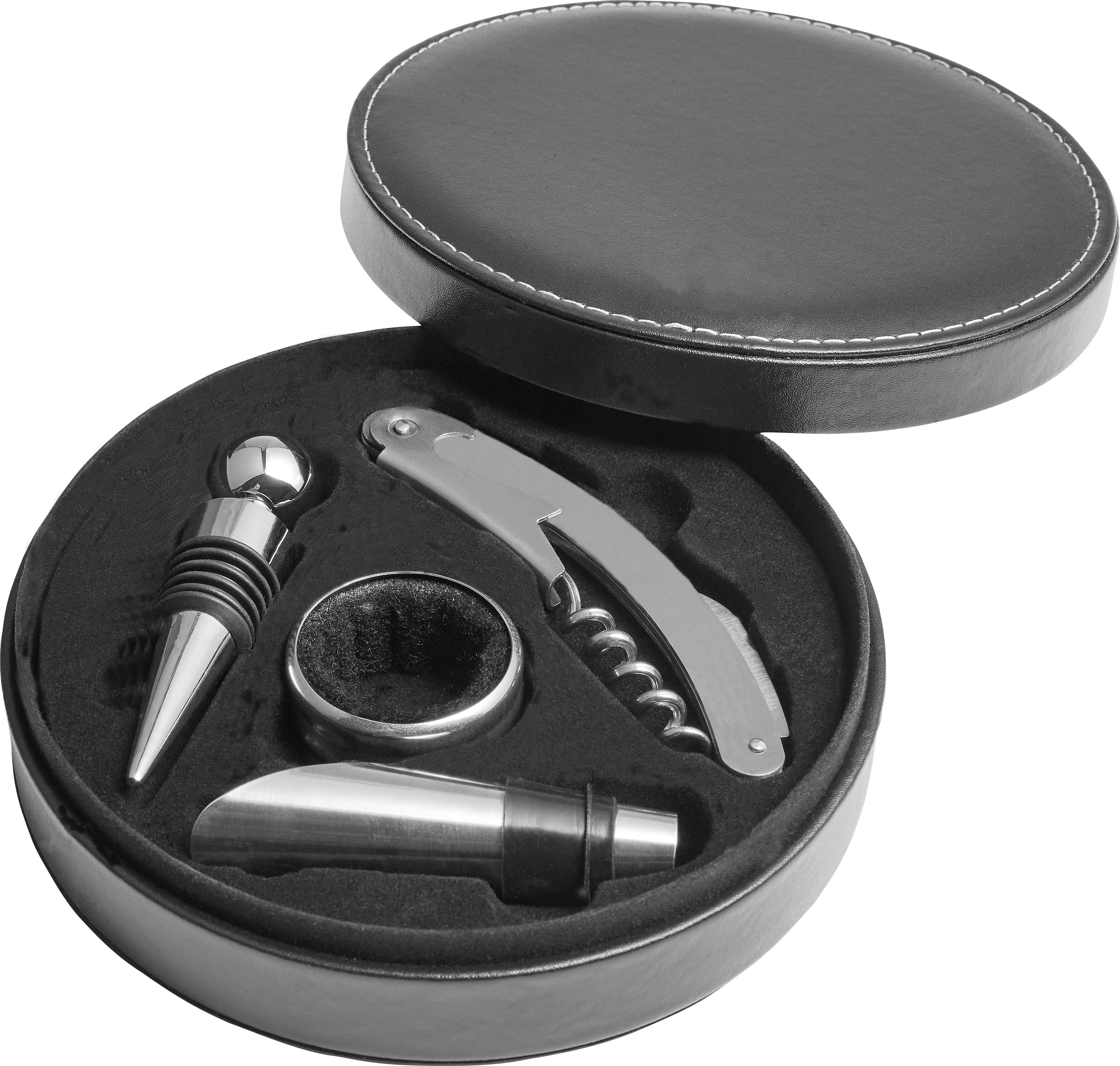 Set de vino de acero inox. Jeremy