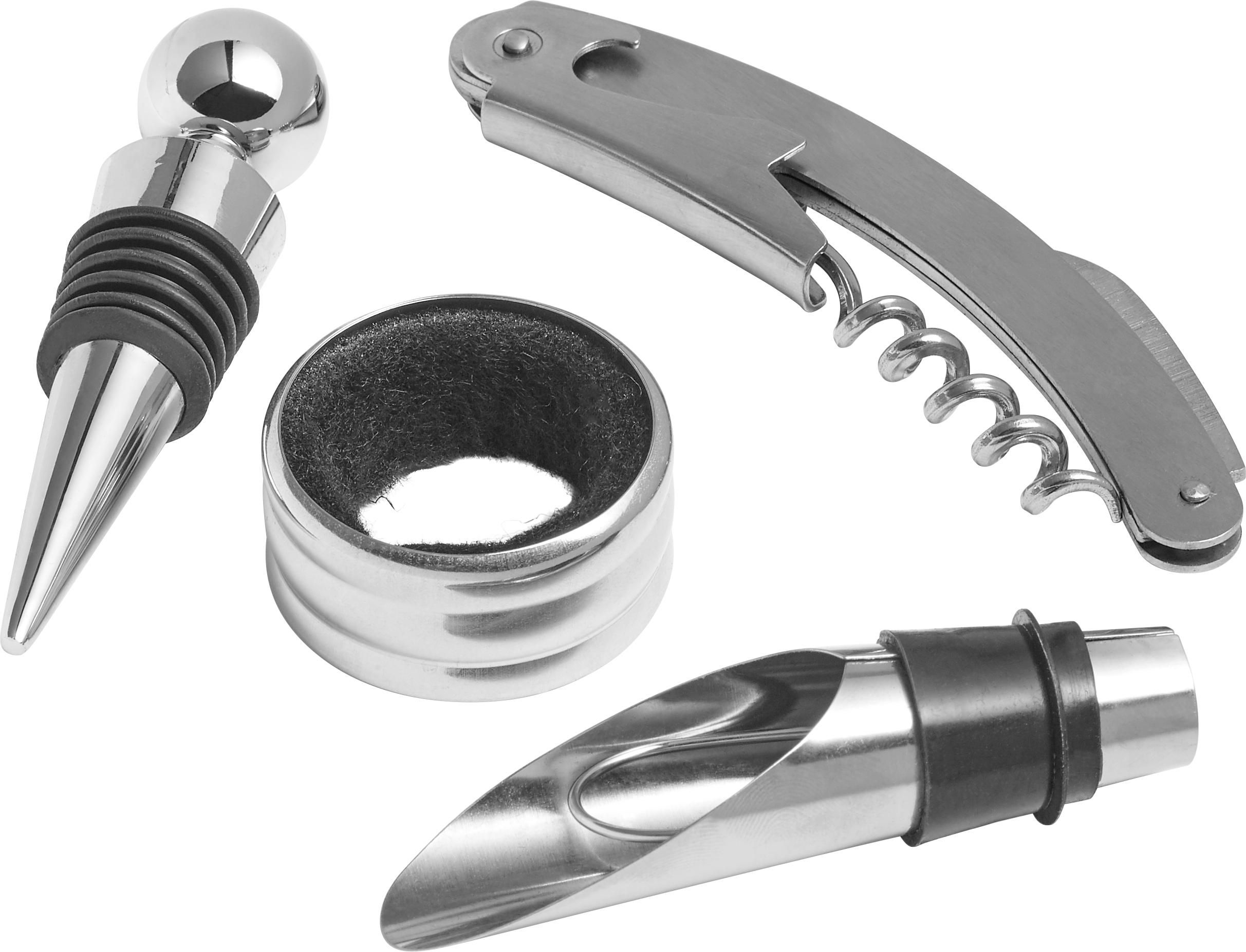 Set de vino de acero inox. Jeremy