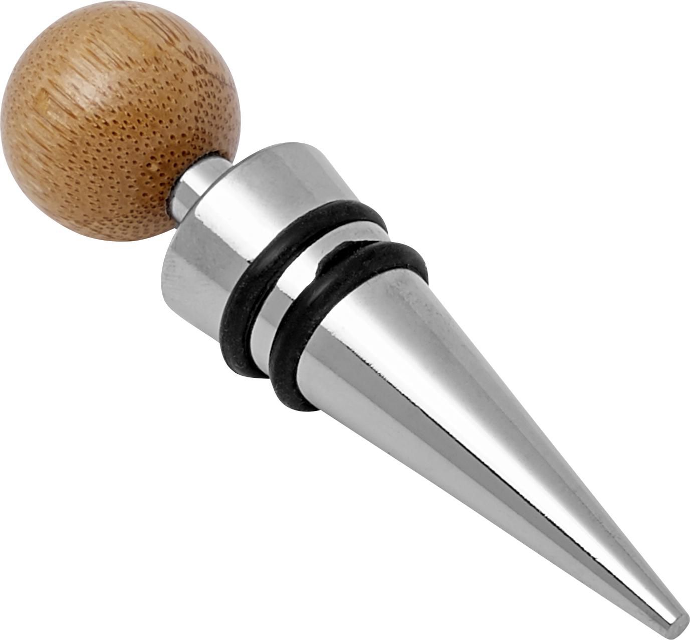 Set de vino de bambú y acero inox. Leonie