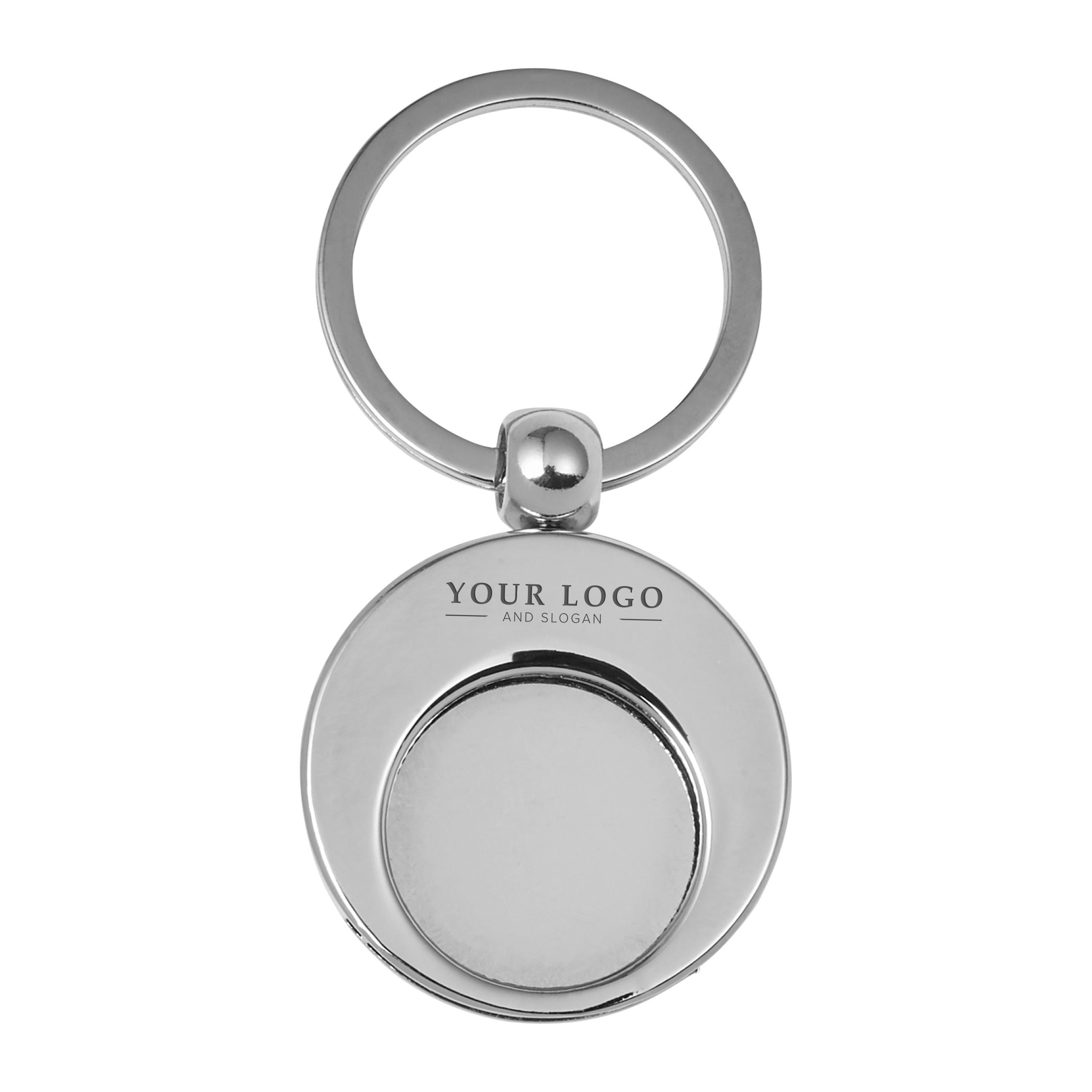 Llavero de metal con moneda Christie