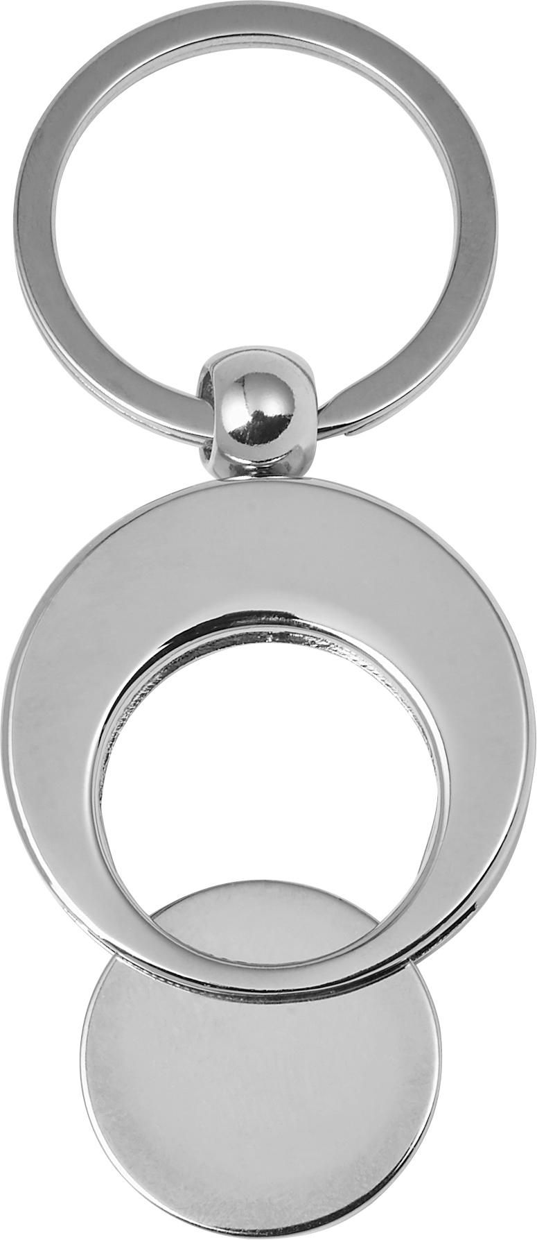 Llavero de metal con moneda Christie