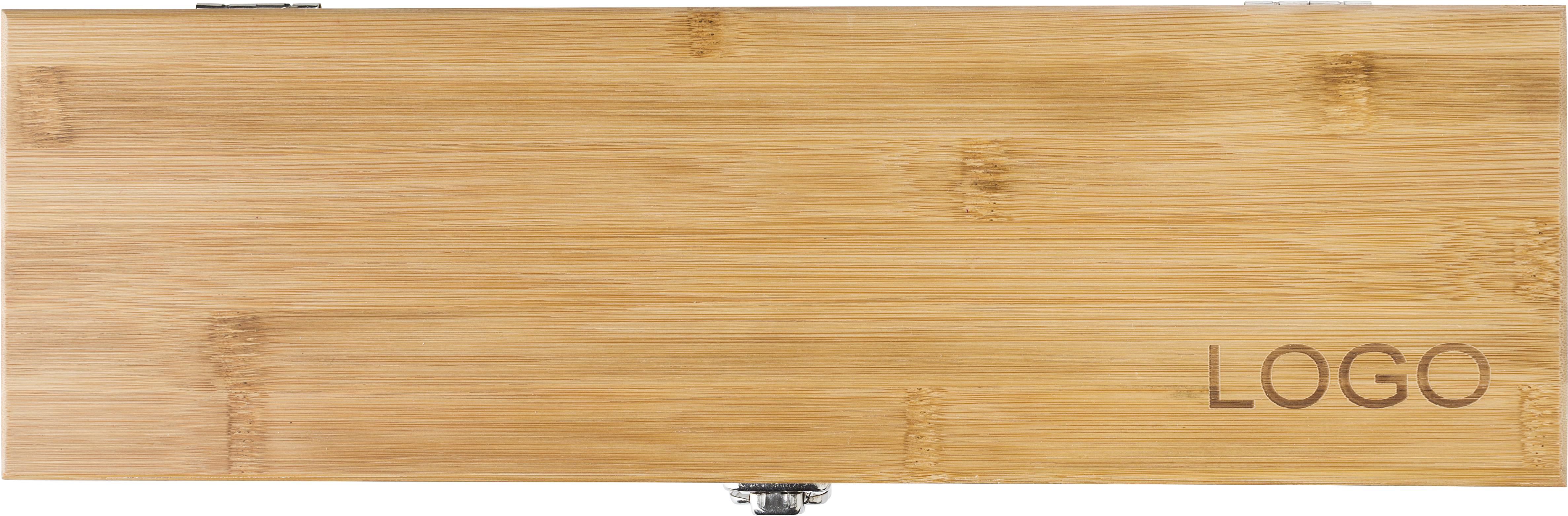 Set de vino de bambú Gareth