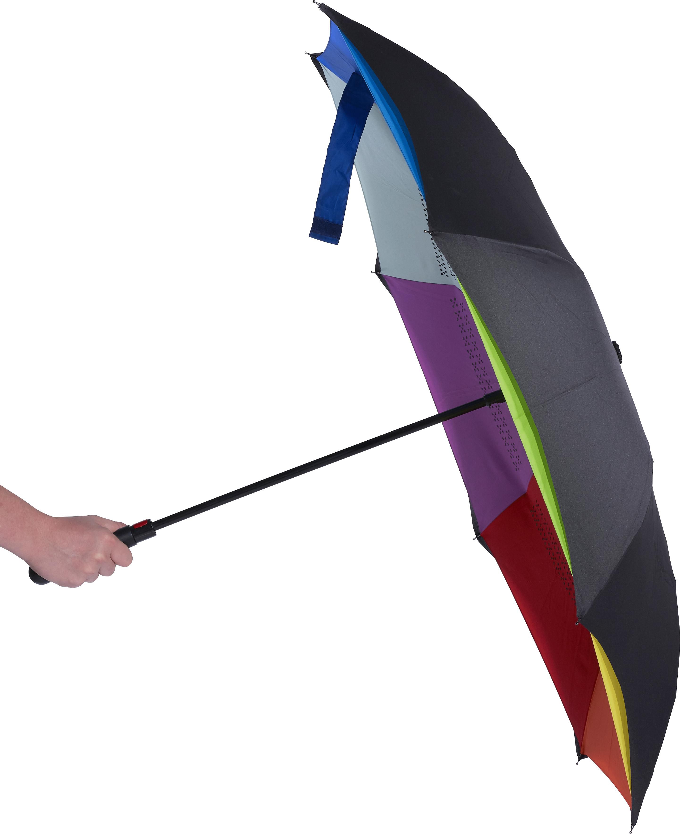 Paraguas reversible de pongee Daria