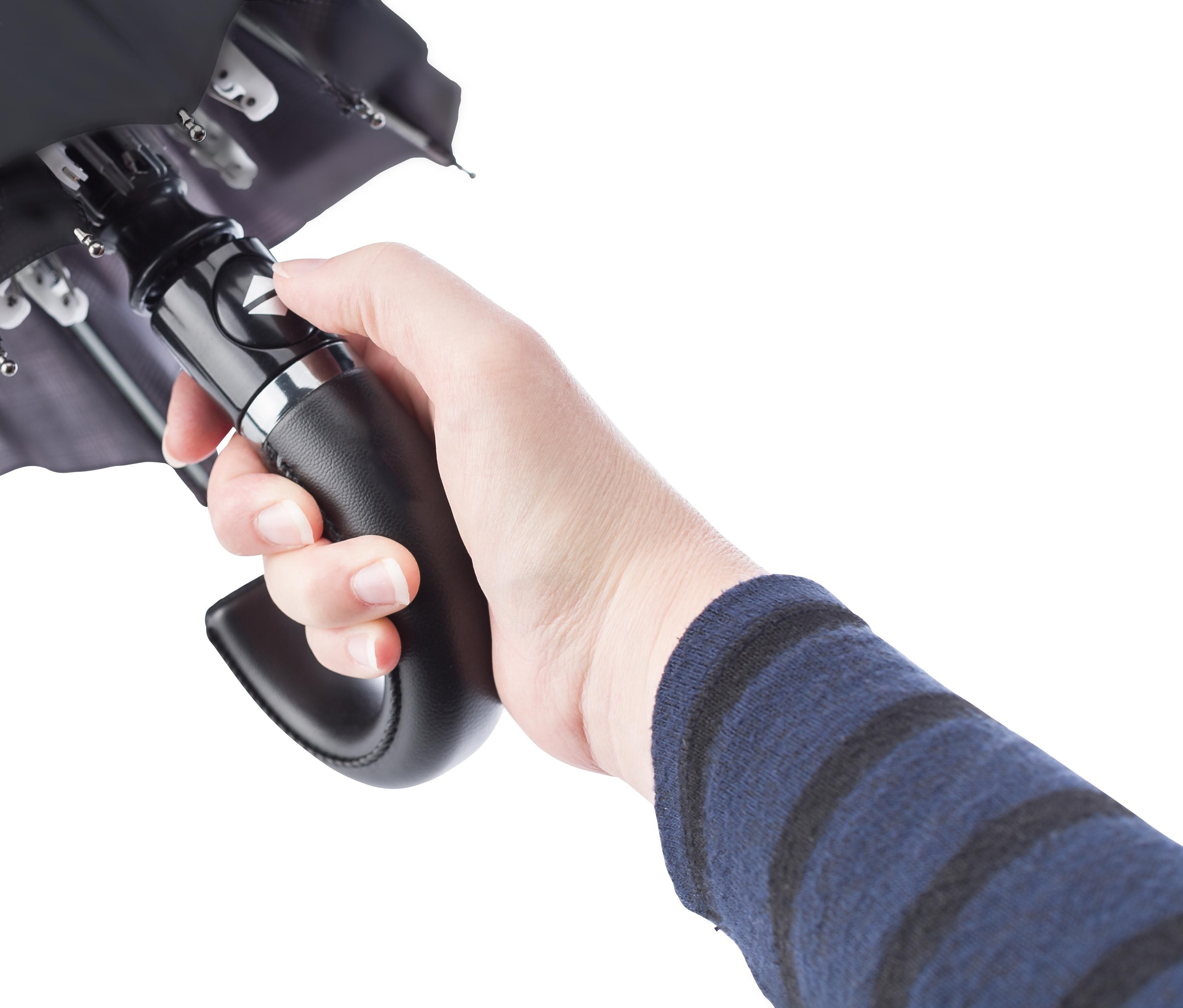 Paraguas de bolsillo de pongee Ava