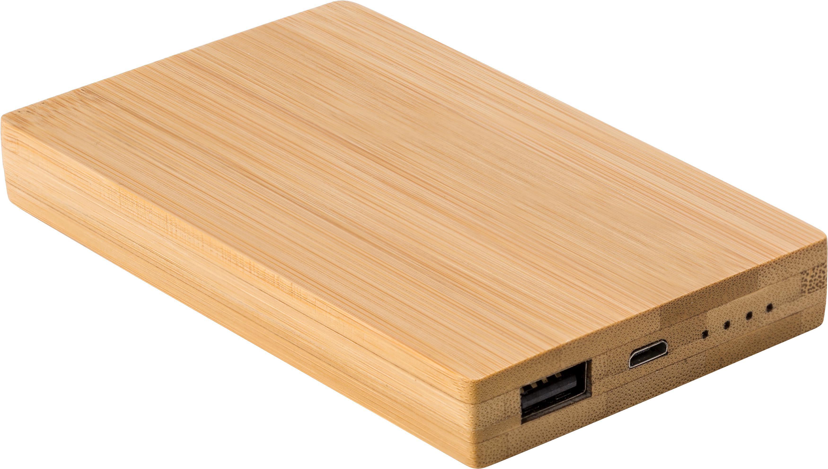 Power Bank de bambú Ruby
