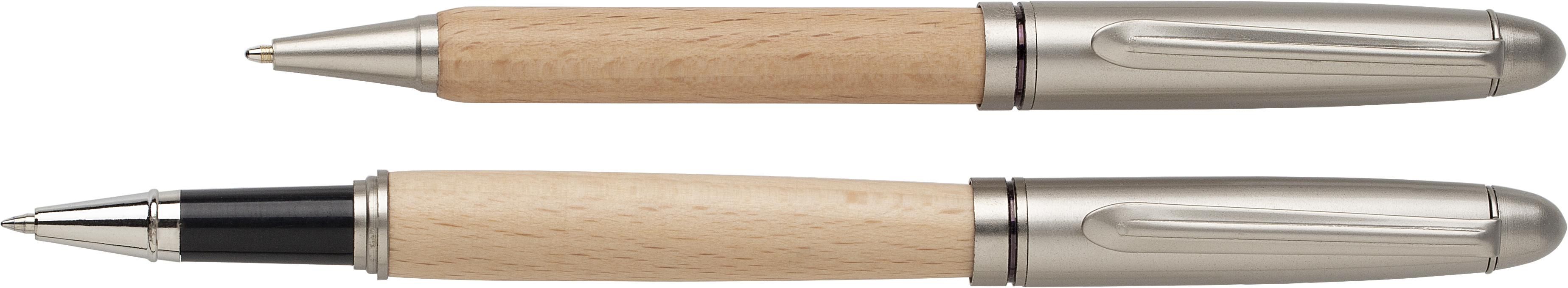 Set de escritura de madera Oliviero