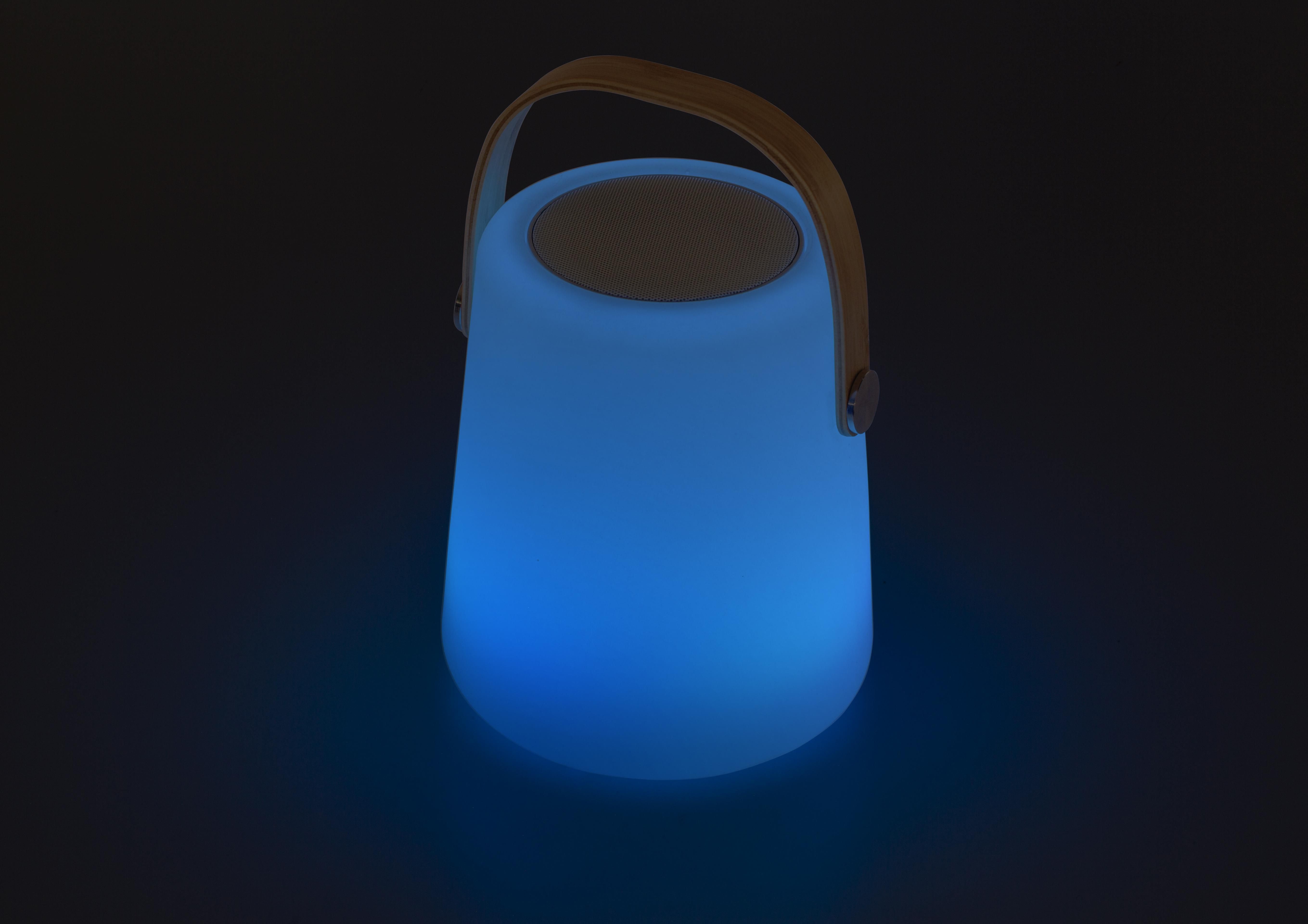 Altavoz inalámbrico LED con asa Luna