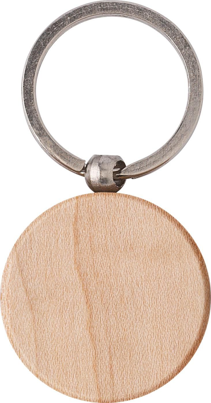 Llavero redondo de madera May