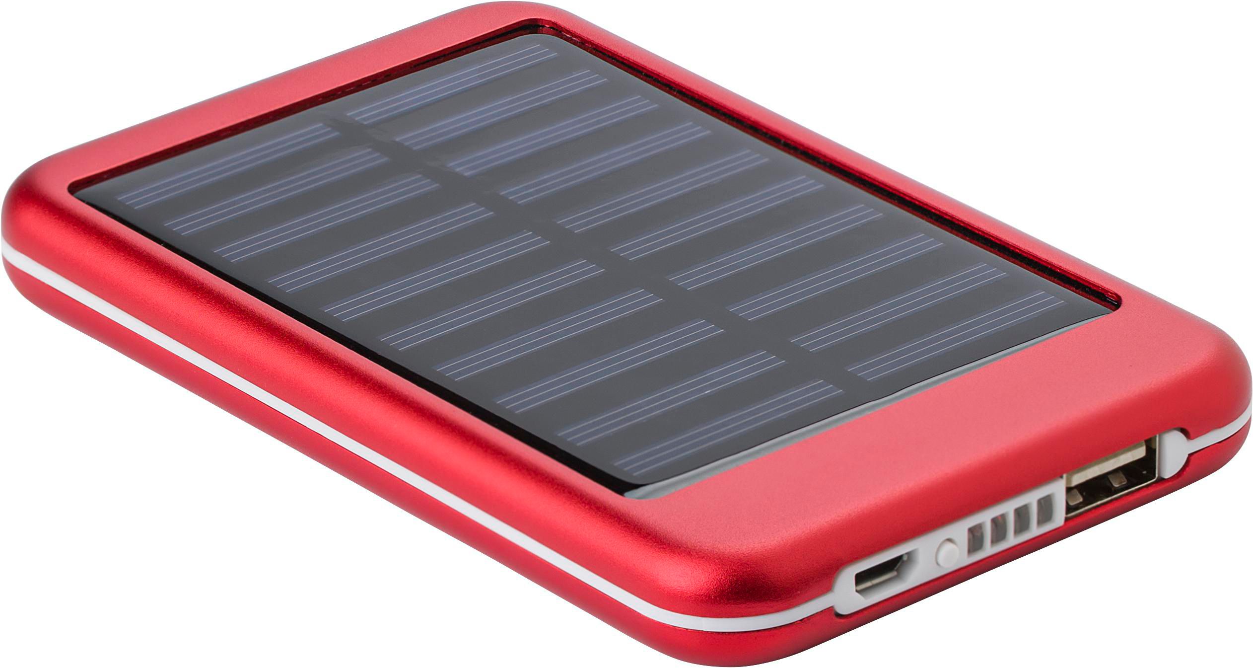 Power Bank solar de aluminio Drew