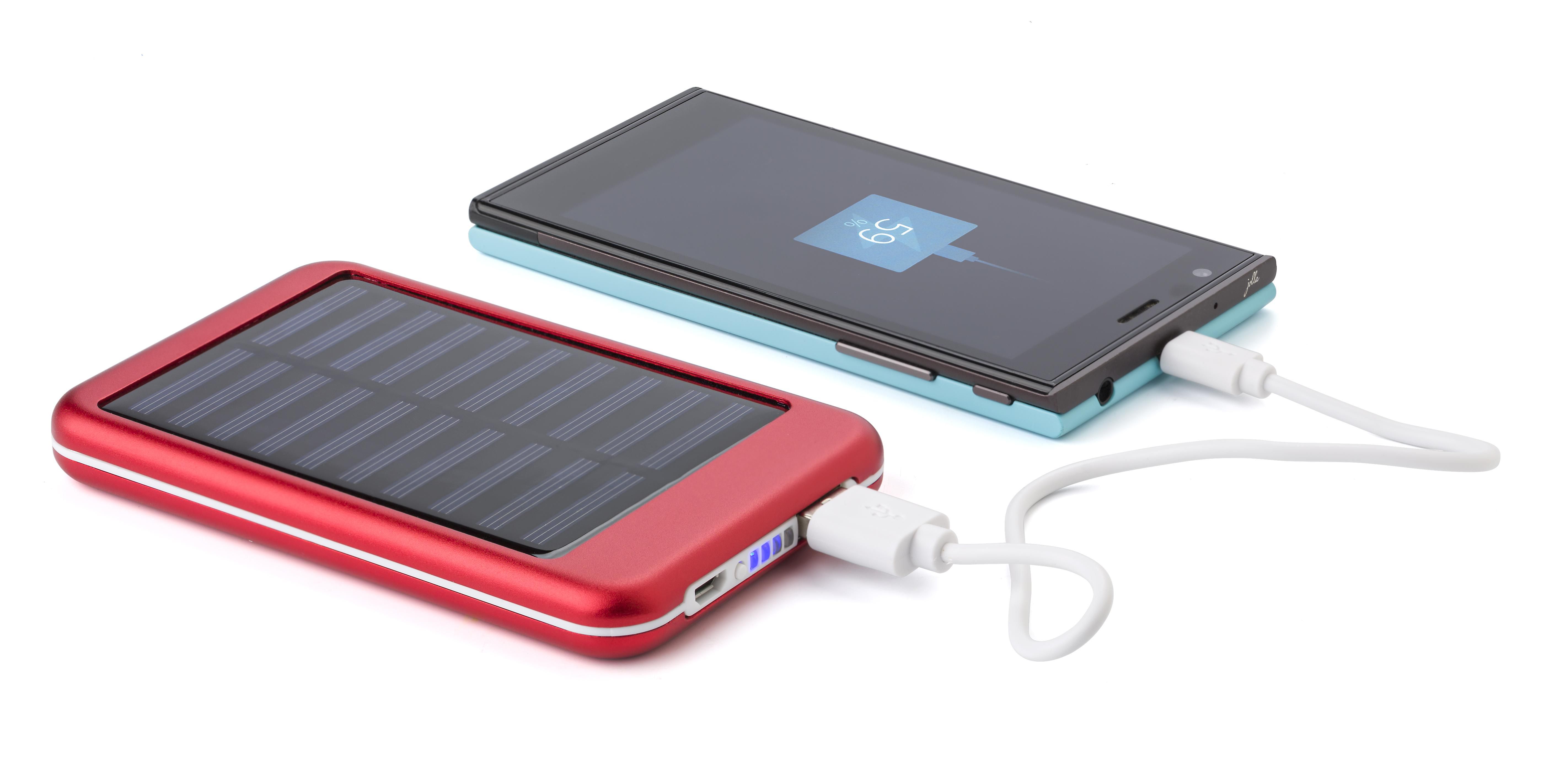 Power Bank solar de aluminio Drew