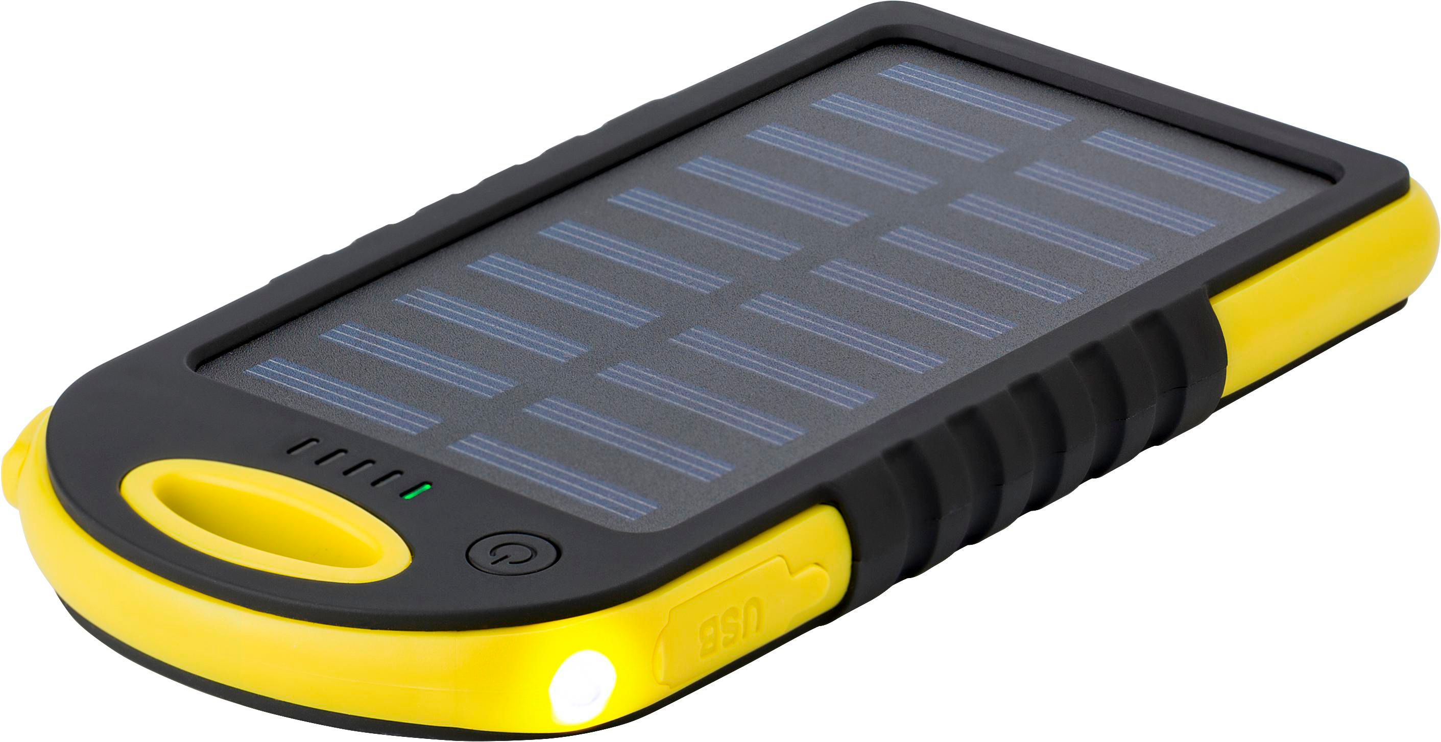 Power Bank solar de caucho y ABS Aurora