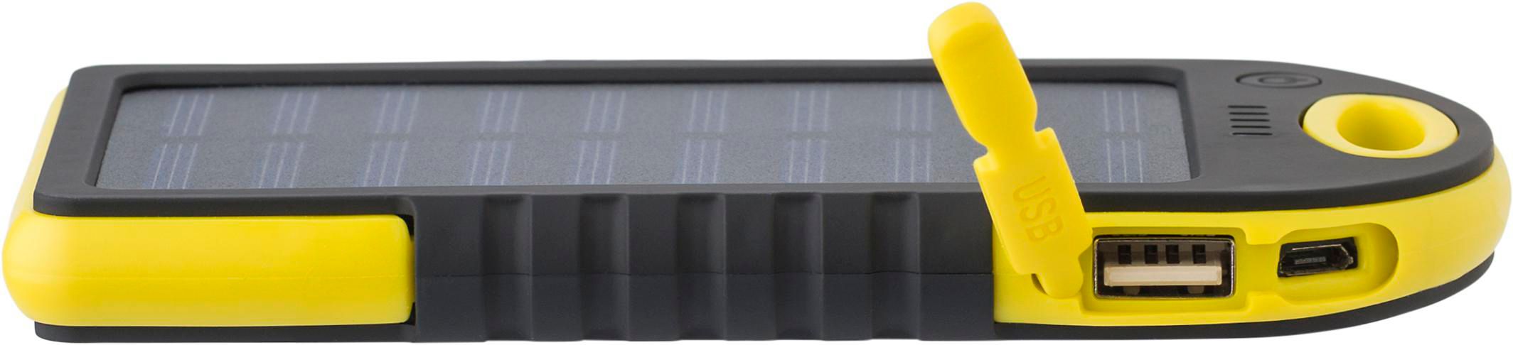 Power Bank solar de caucho y ABS Aurora