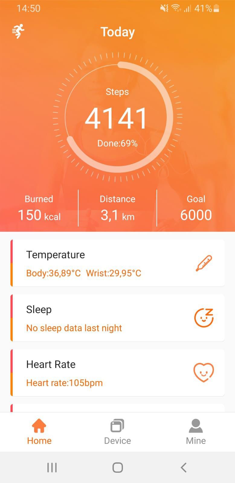 Reloj inteligente de ABS Dominic