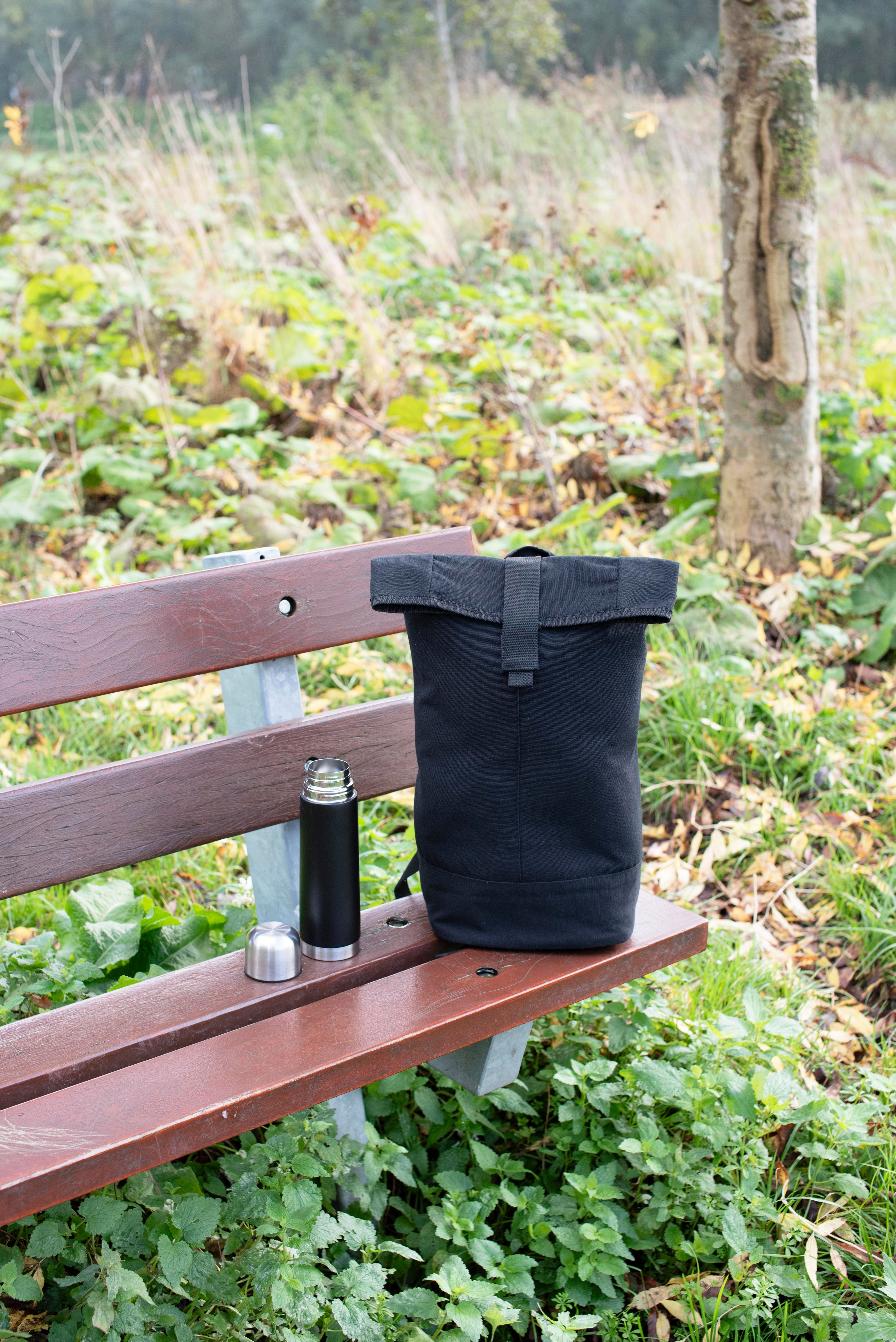 Mochila enrollable de poliéster Micah