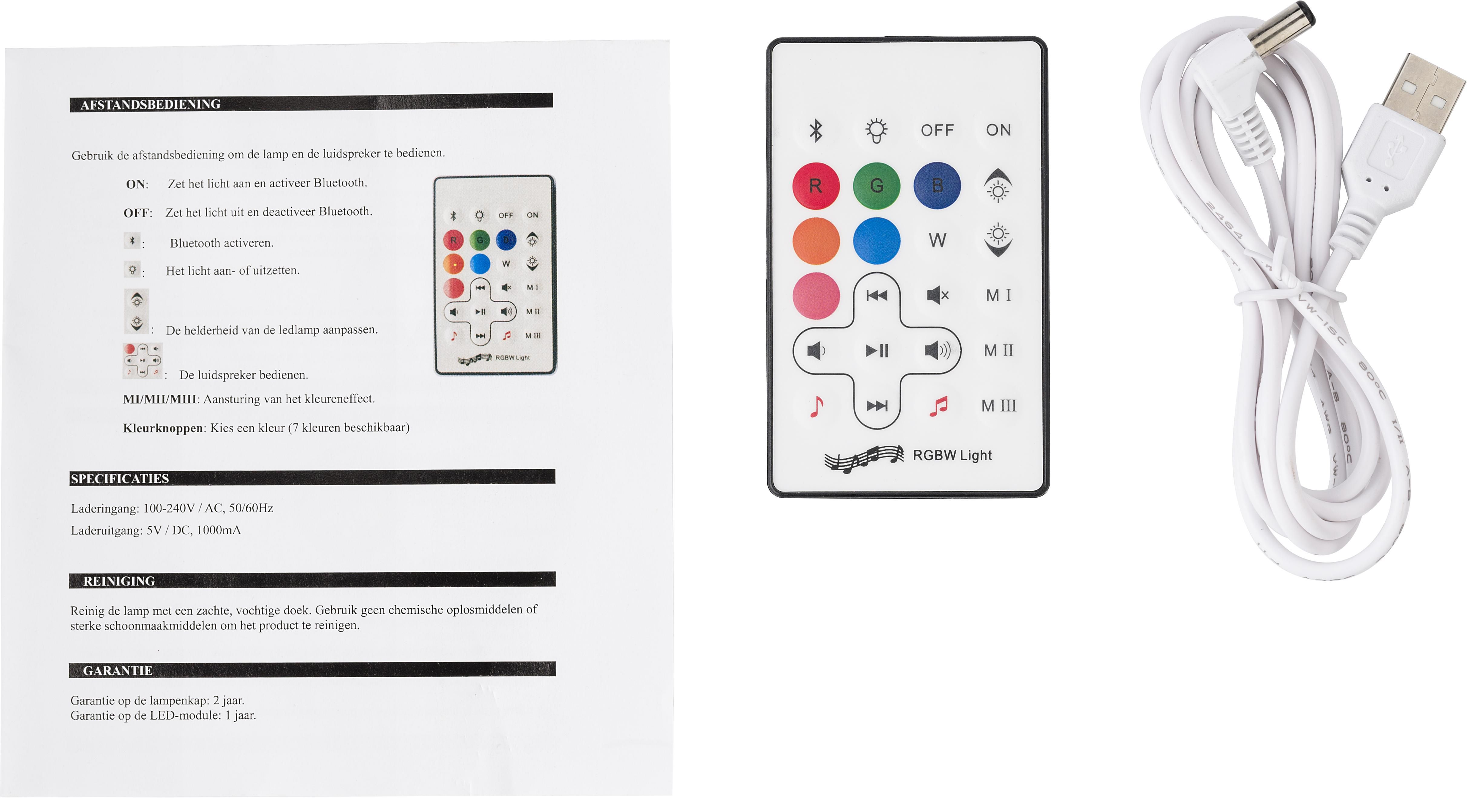 Altavoz inal. LED con asa