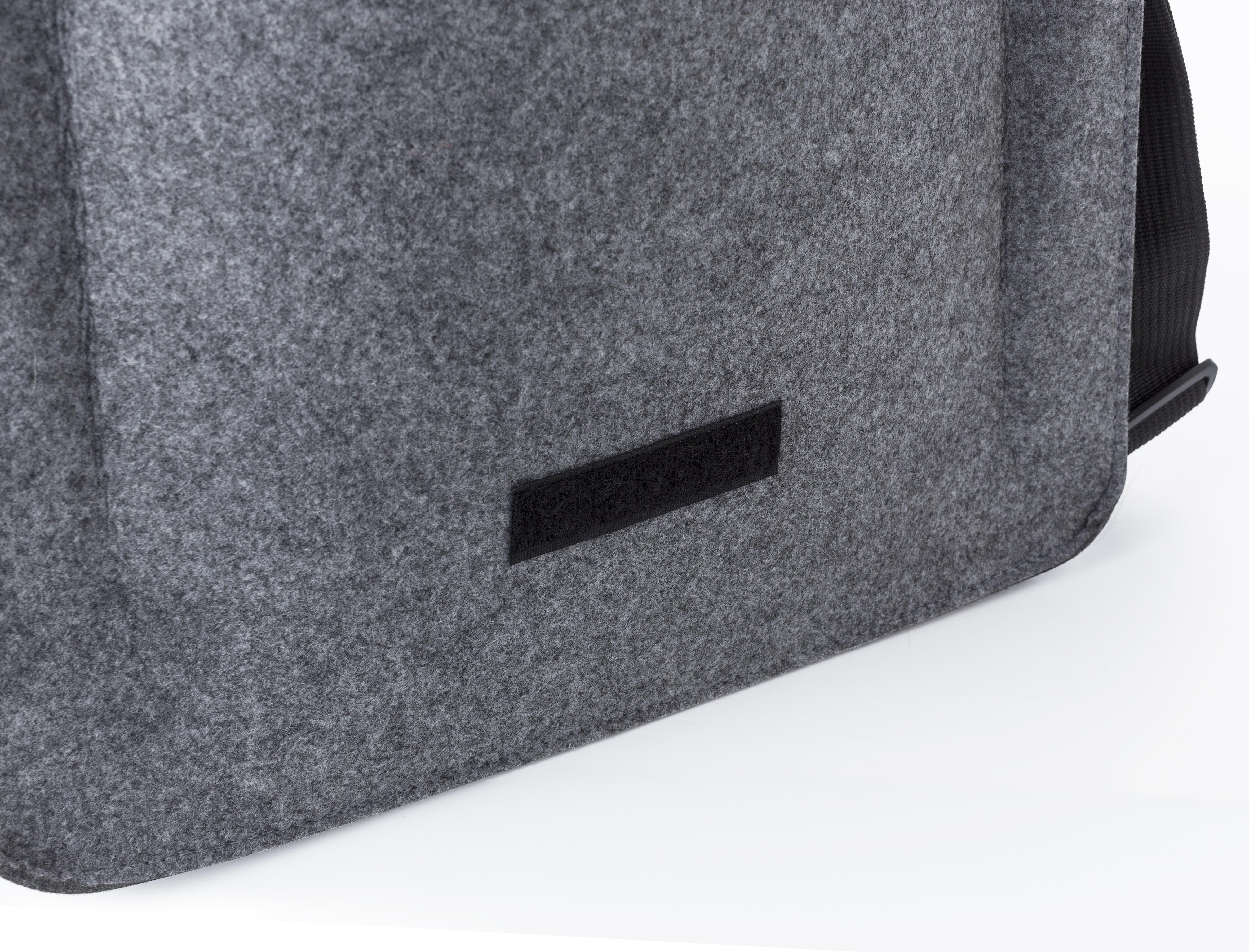 Bolsa bandolera de fieltro rPET Layla