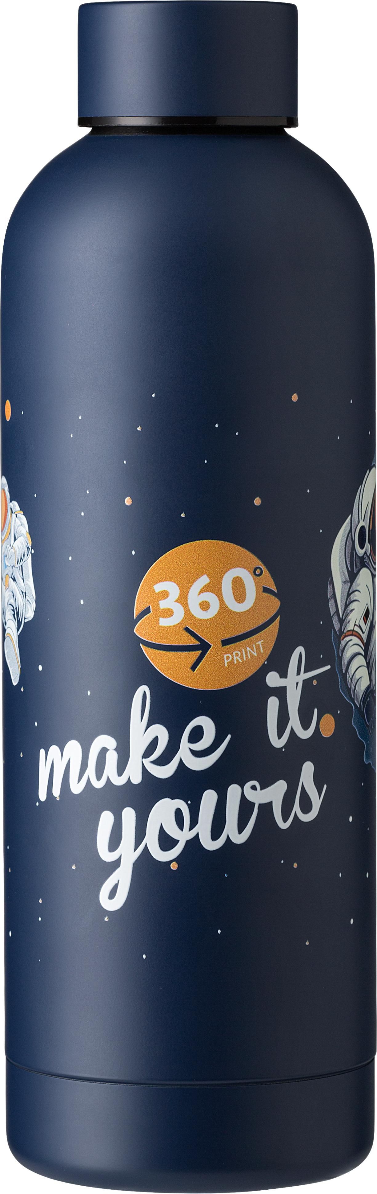 Botella termo de acero inox. reciclado Isaías