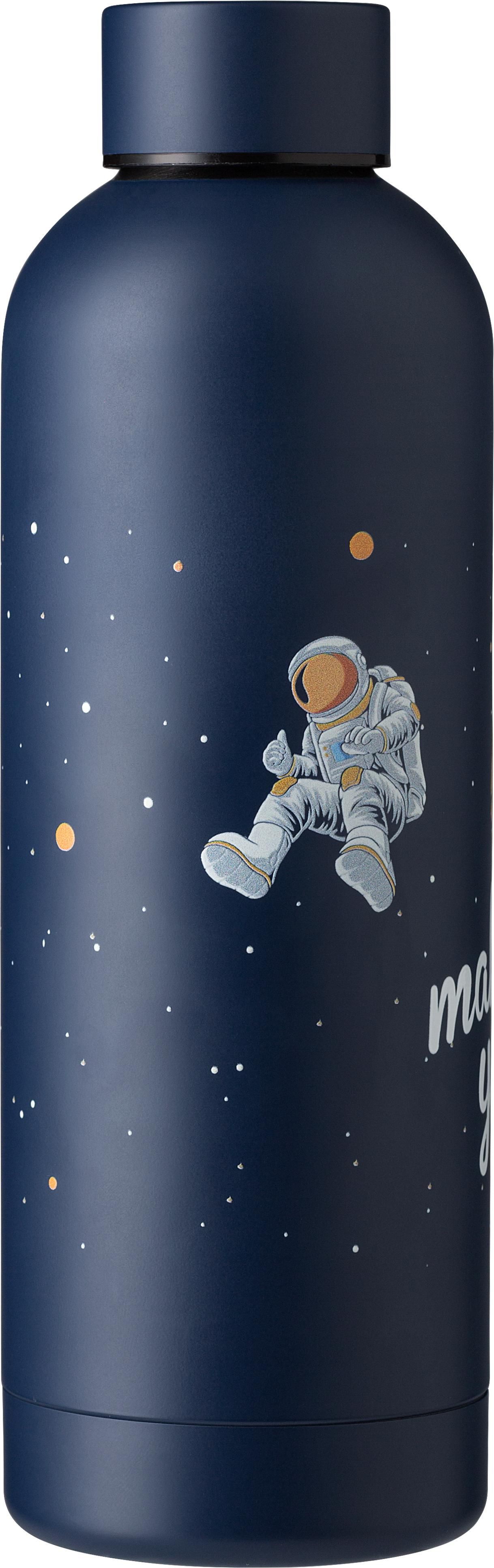 Botella termo de acero inox. reciclado Isaías