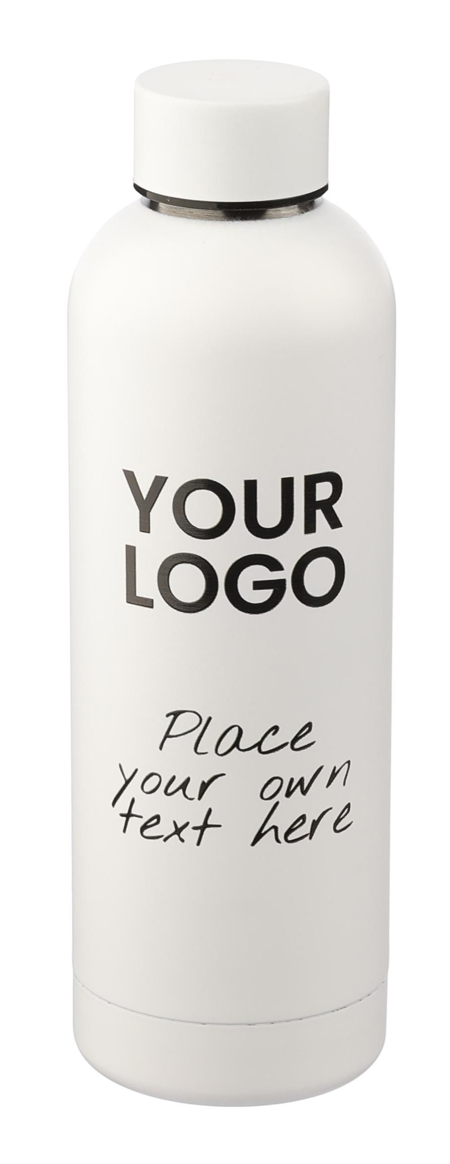 Botella termo de acero inox. reciclado Isaías