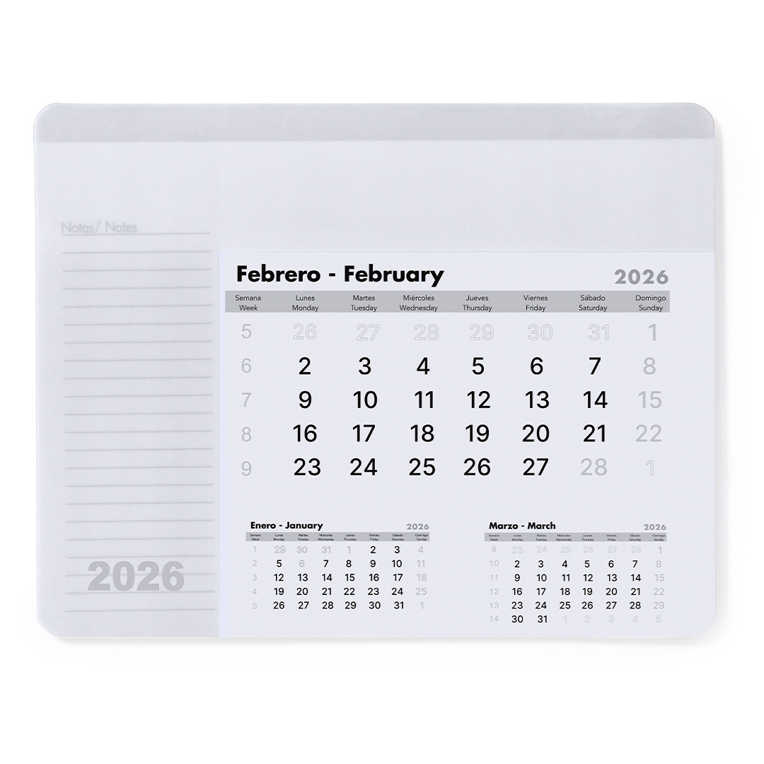 Alfombrilla Calendario Rendux