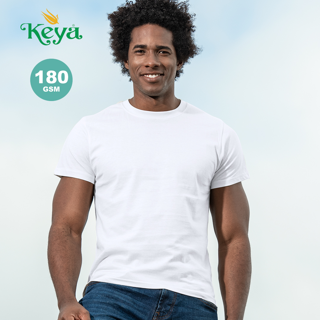 Camiseta Adulto Blanca "keya" MC180-OE